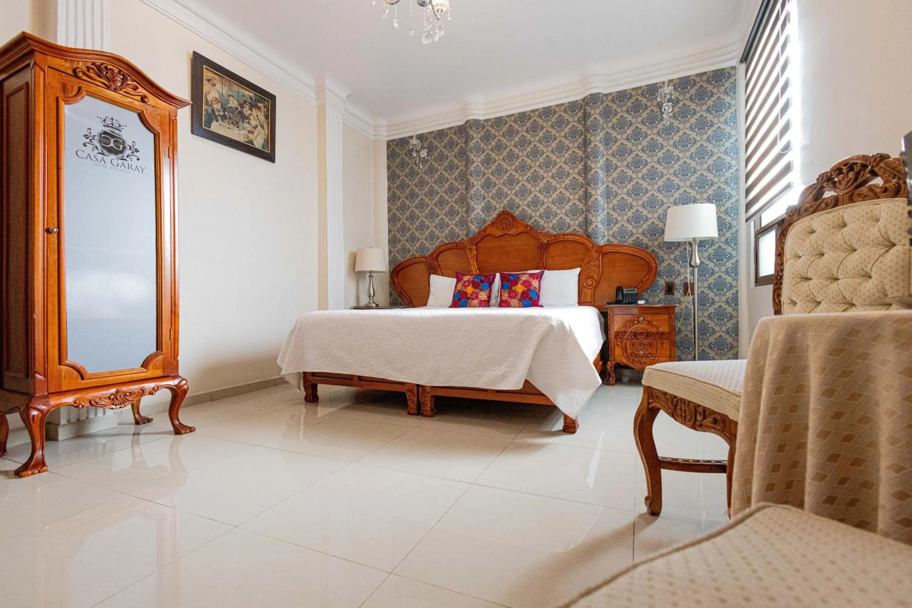 Seating area, Bed in Hotel Boutique Casa Garay