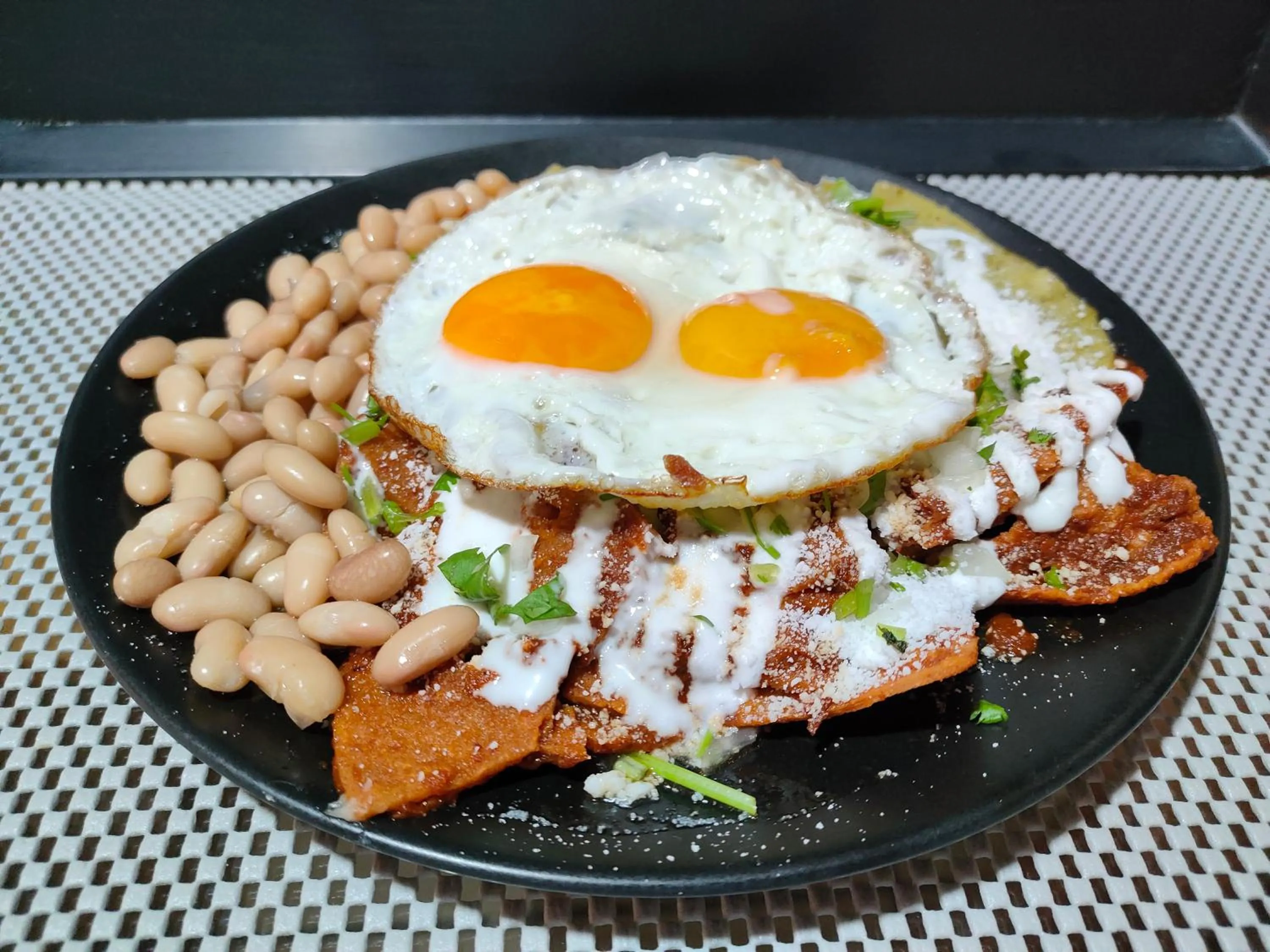 Food in Hotel Hacienda Morales.