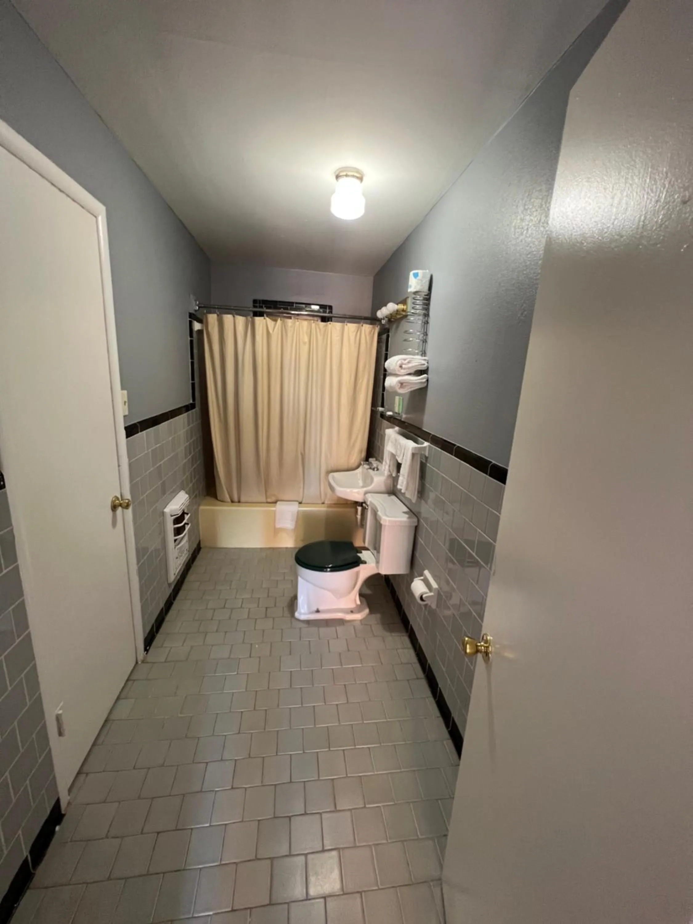 Bed in Western Motel