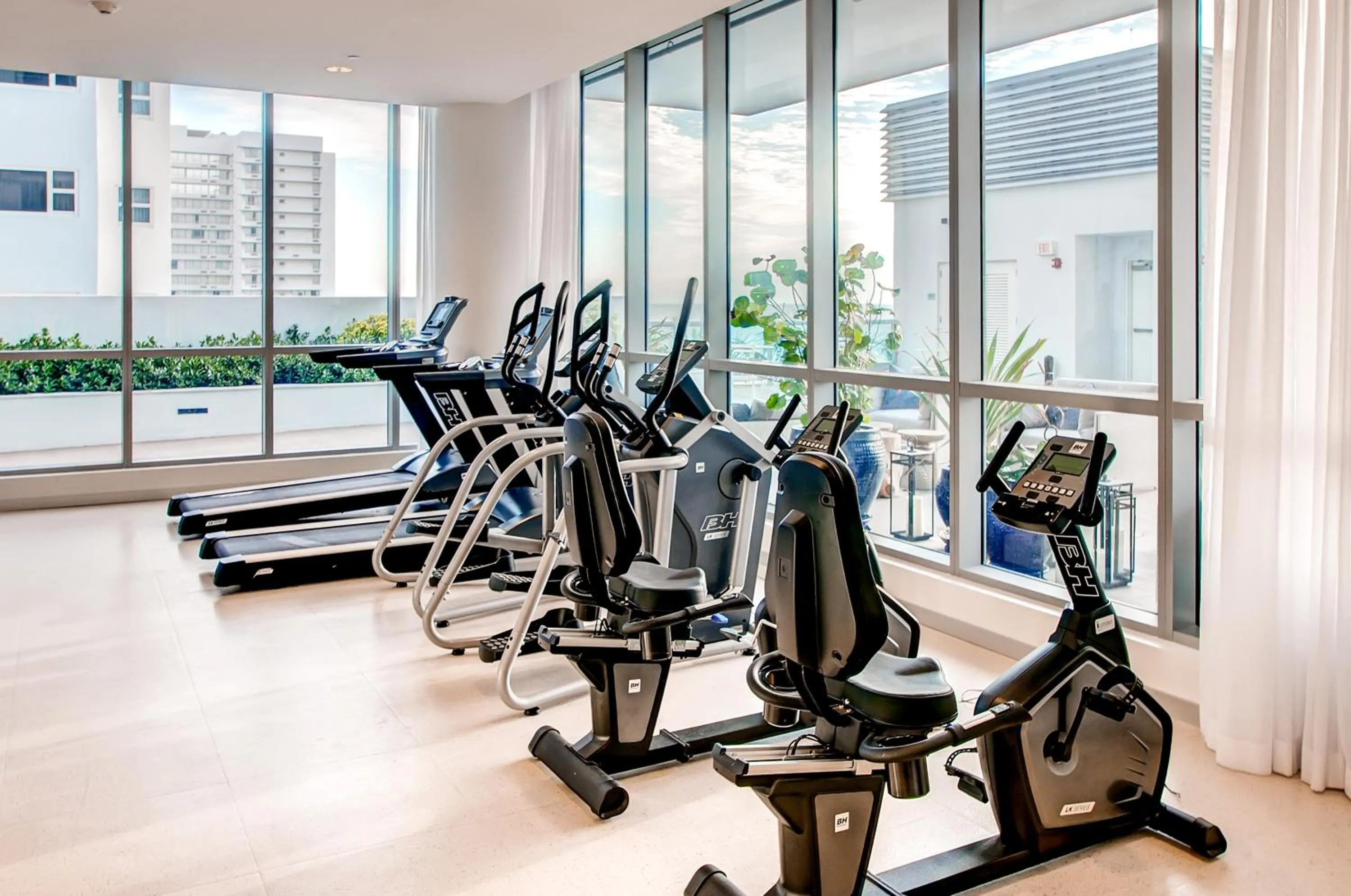 Fitness centre/facilities in Global Luxury Suites at Monte Carlo