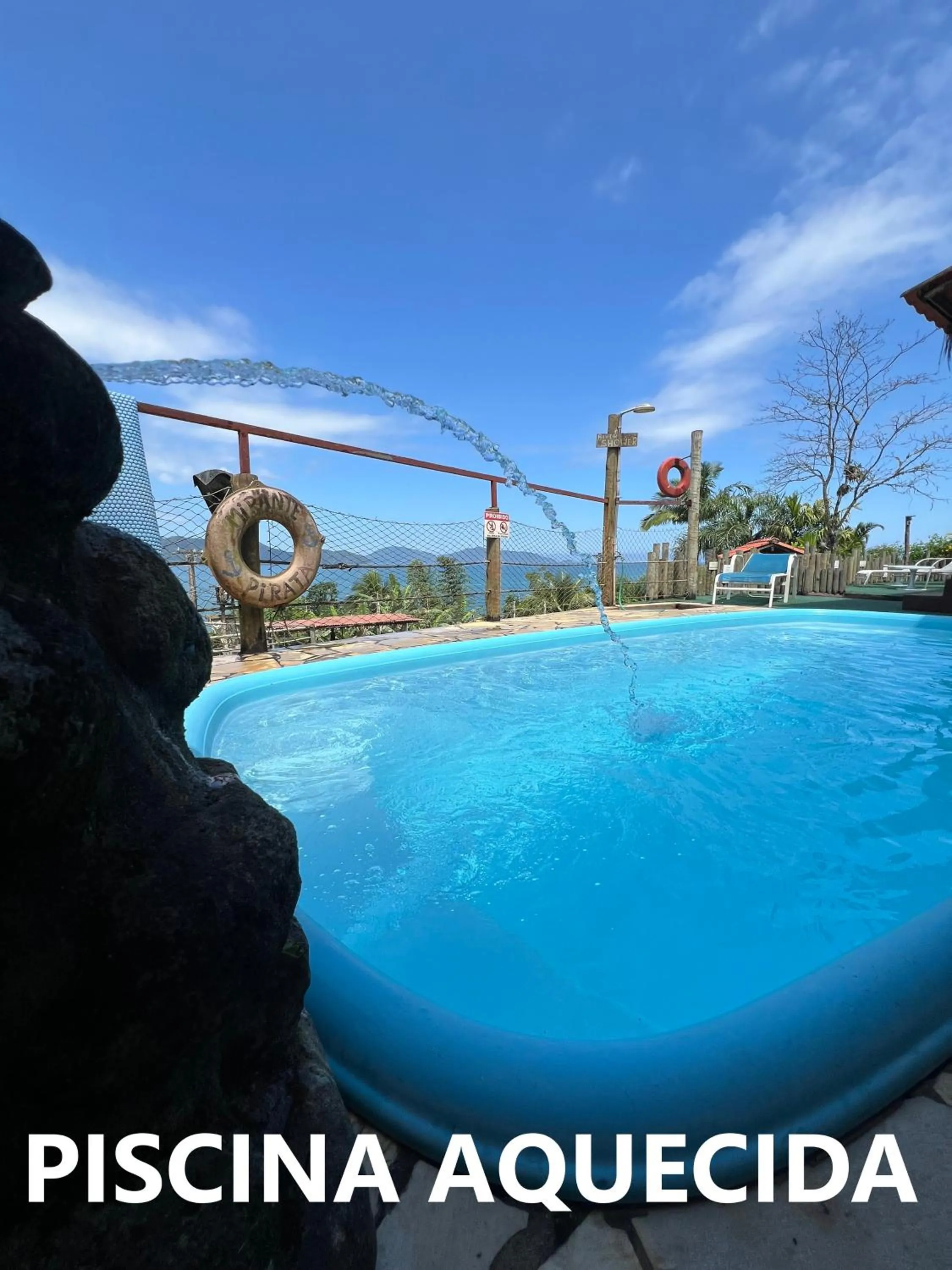 Pool view in Mirante do Pirata
