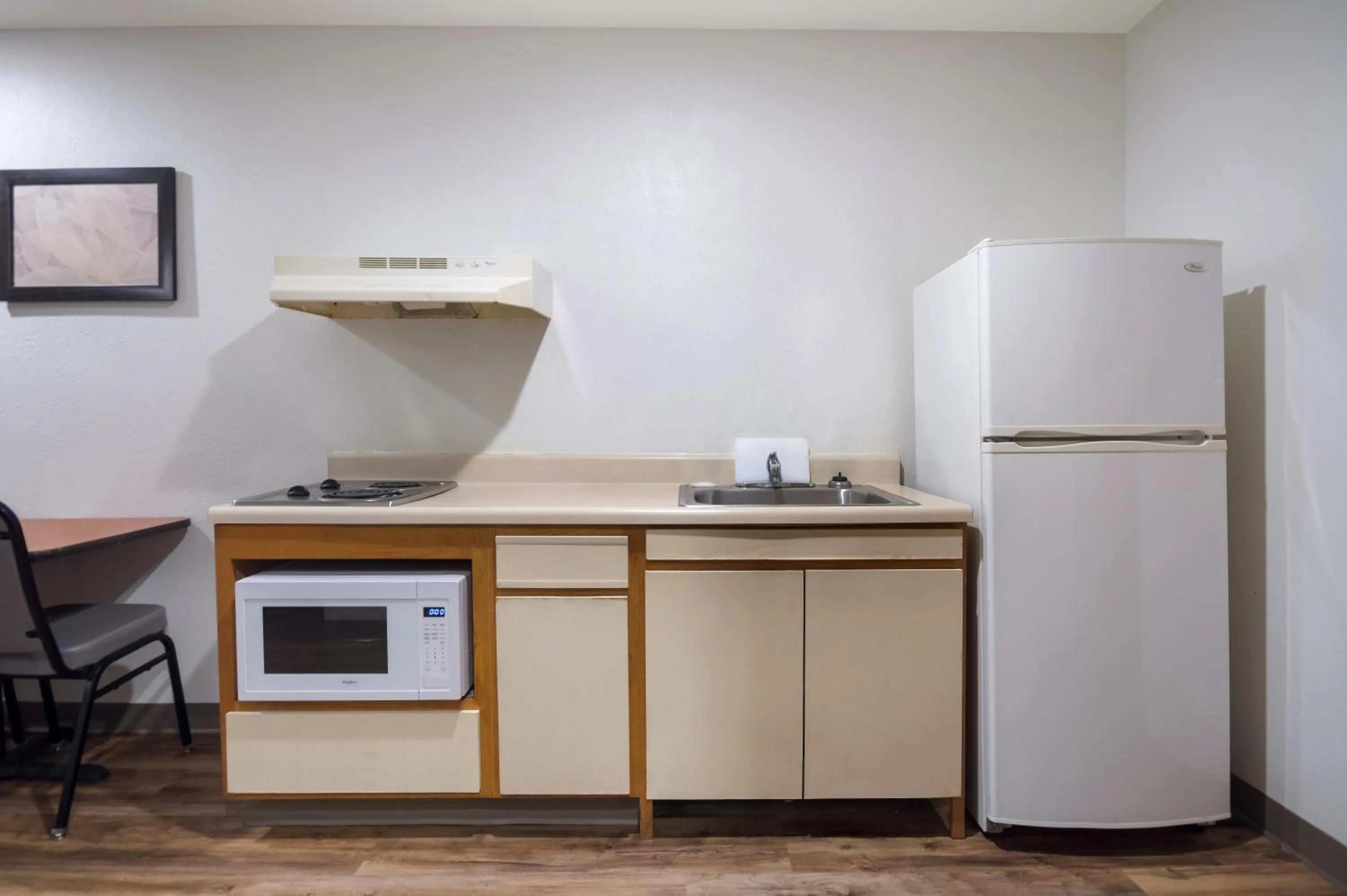 kitchen in WoodSpring Suites Lexington Southeast