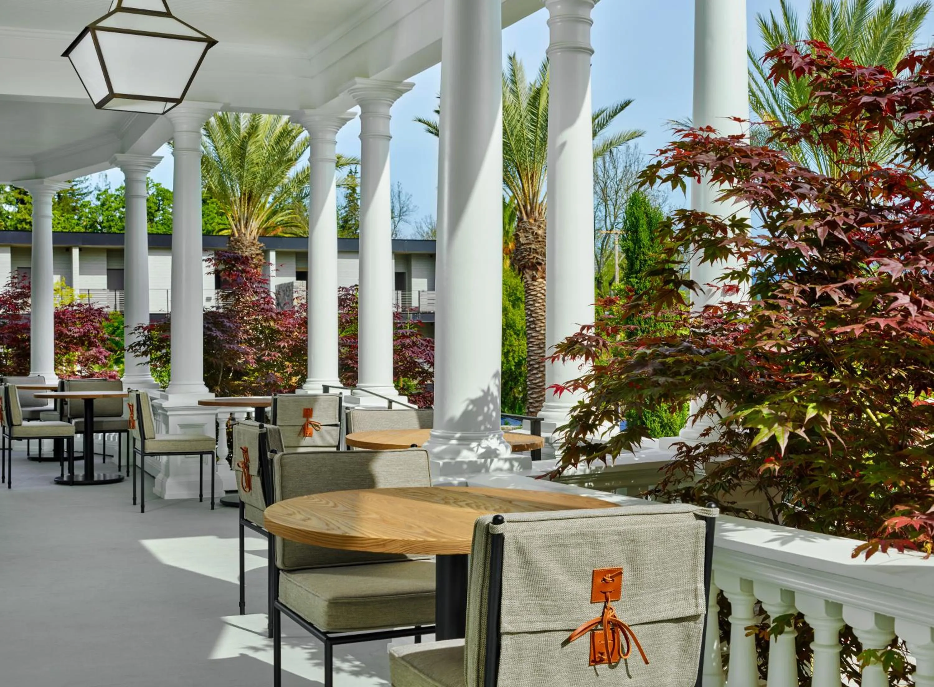 Patio in Alila Napa Valley, a Hyatt Resort