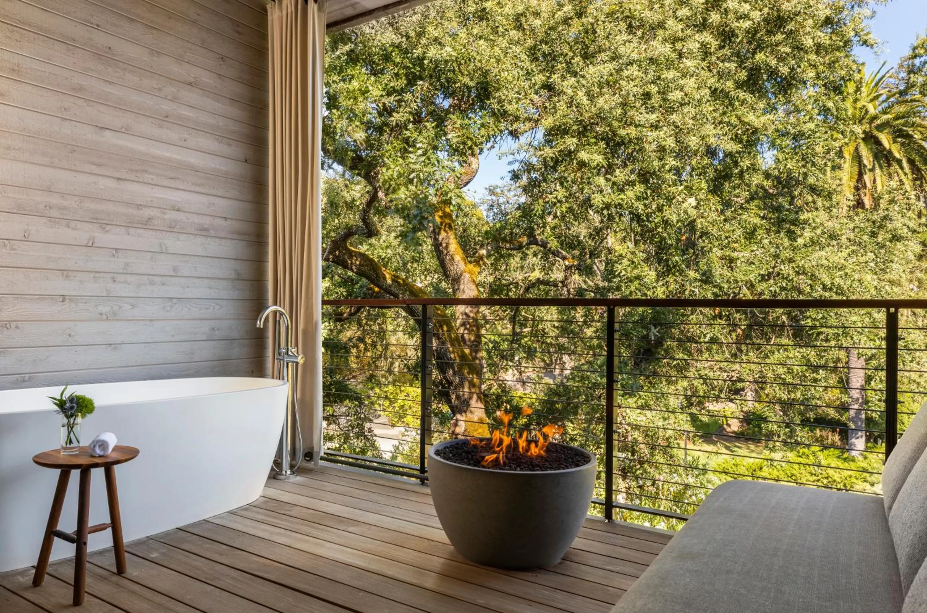 Balcony/Terrace in Alila Napa Valley, a Hyatt Resort