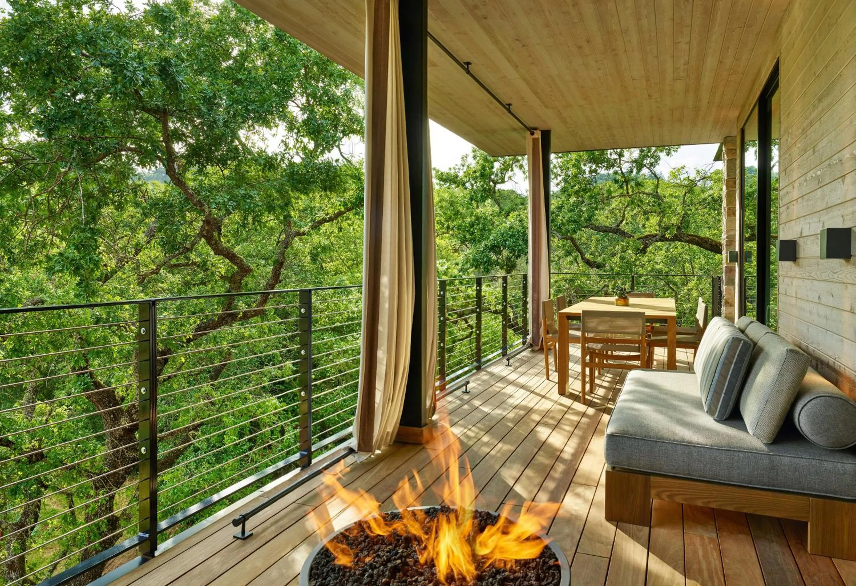 Patio in Alila Napa Valley, a Hyatt Resort