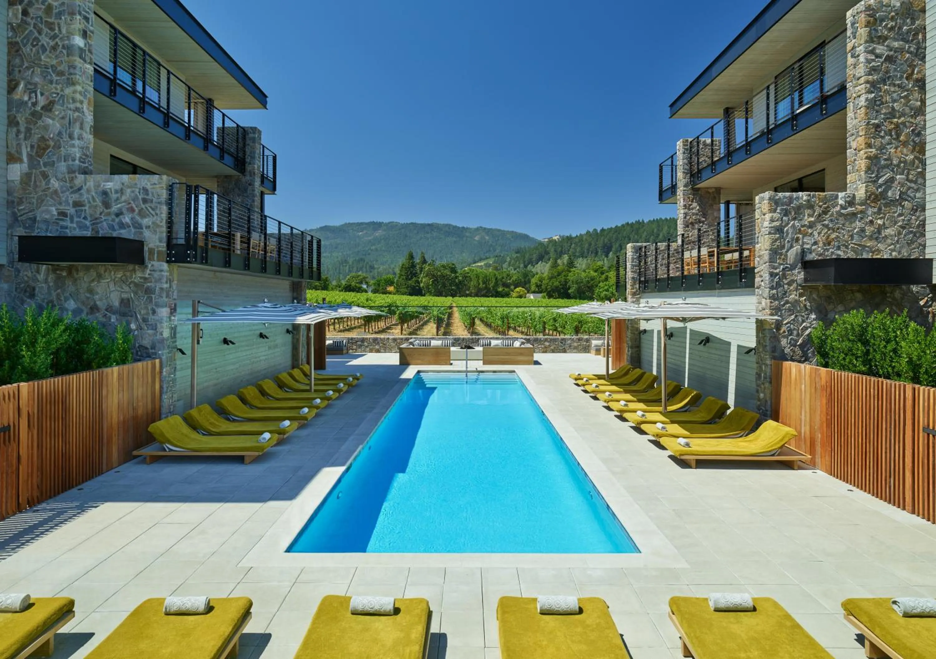 Swimming pool in Alila Napa Valley, a Hyatt Resort