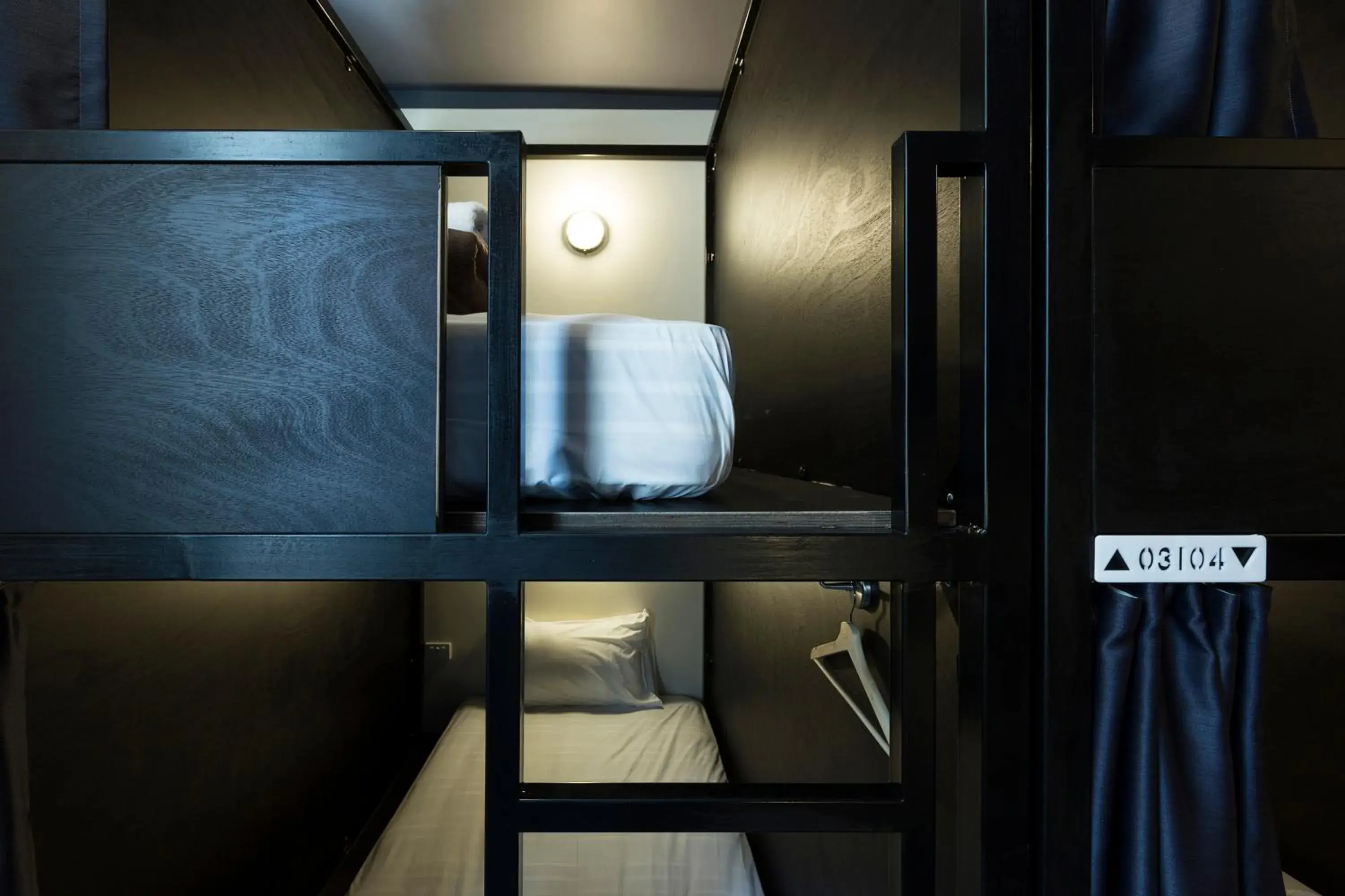 Decorative detail, Bed in The Pod Sydney Decorative detail, Bed in The Pod Sydney