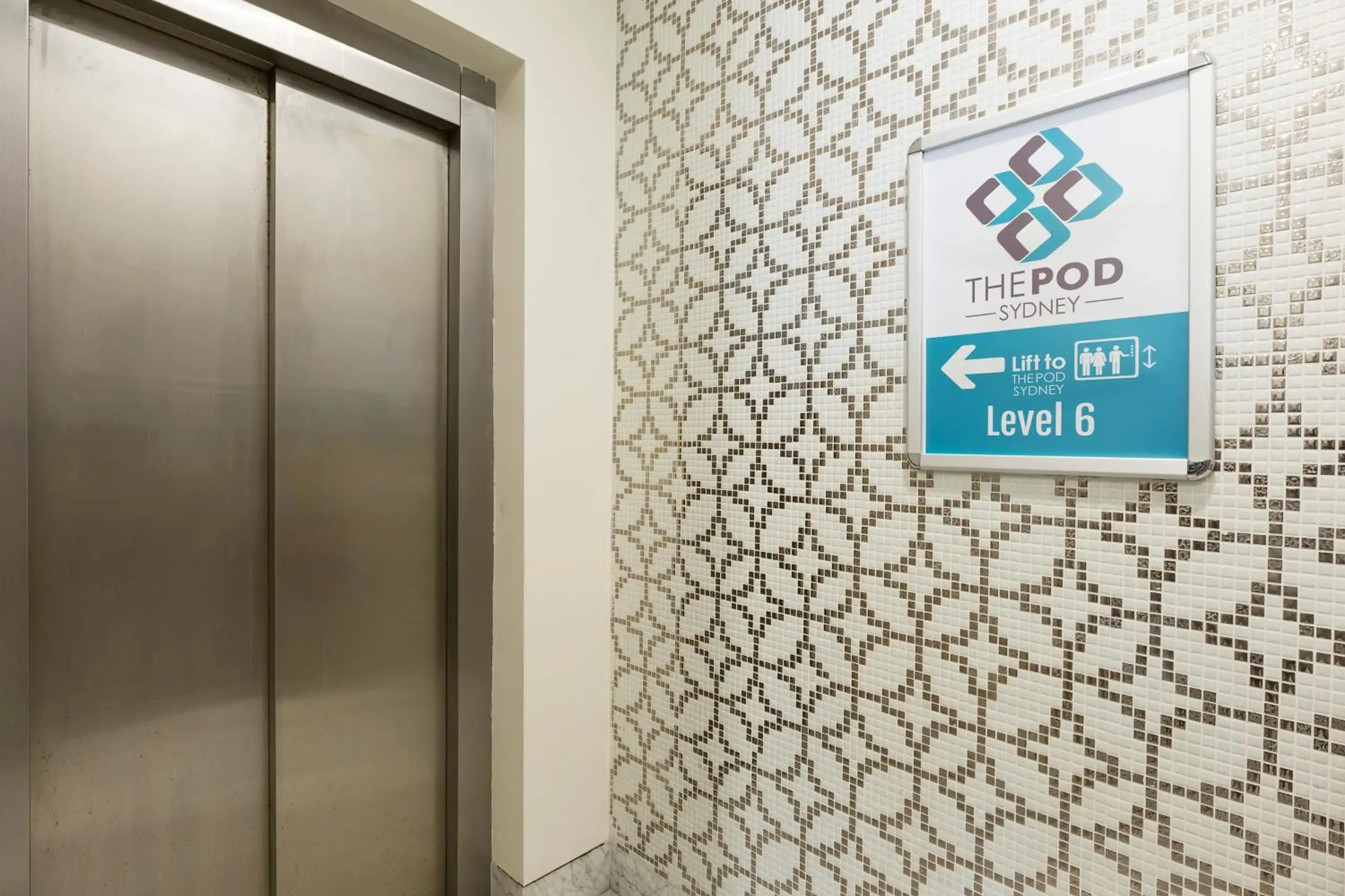 Facade/entrance in The Pod Sydney Facade/entrance in The Pod Sydney