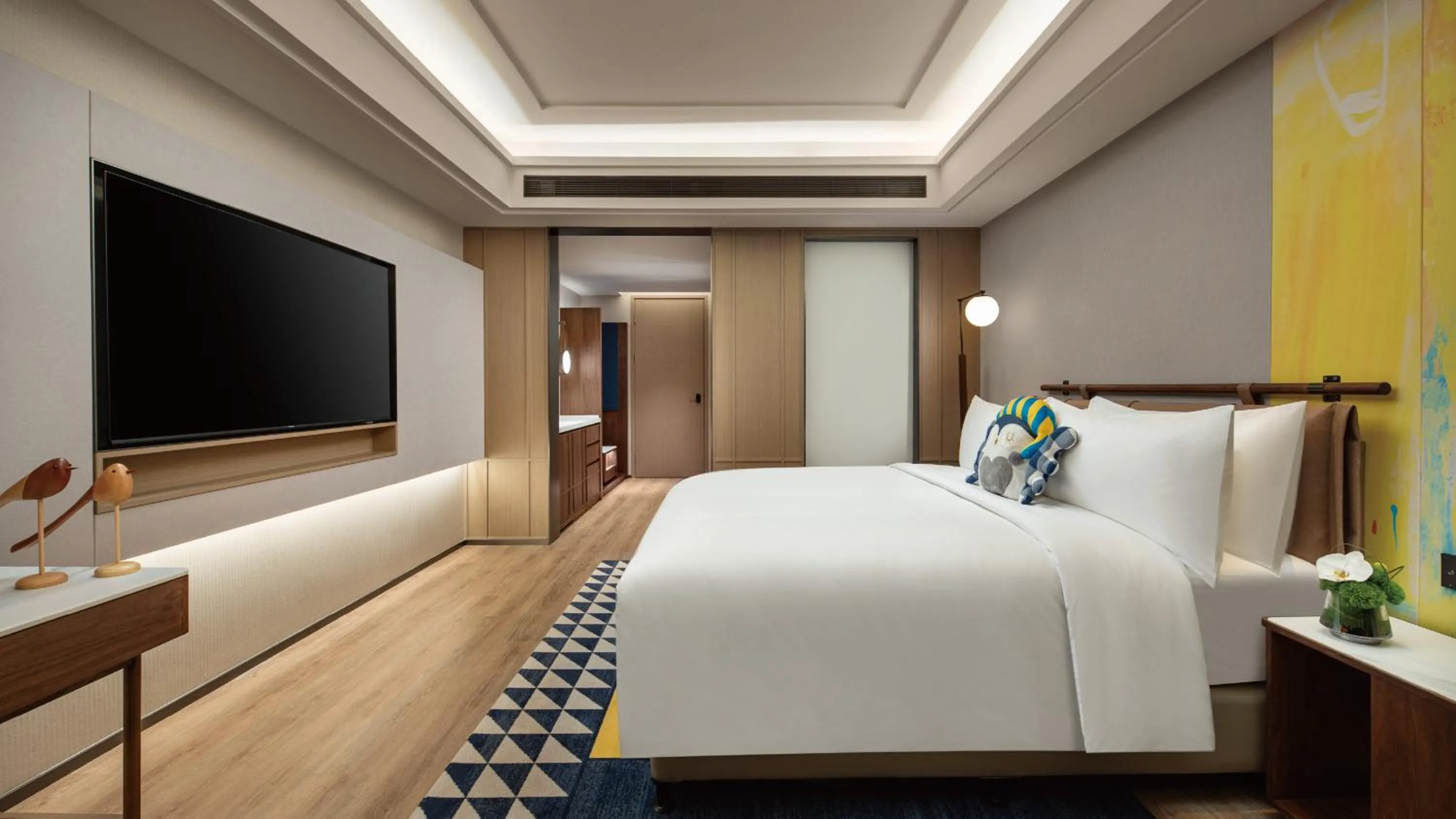 Decorative detail, Bed in voco Shanghai Zhangjiang by IHG - Free shuttle to Disneyland