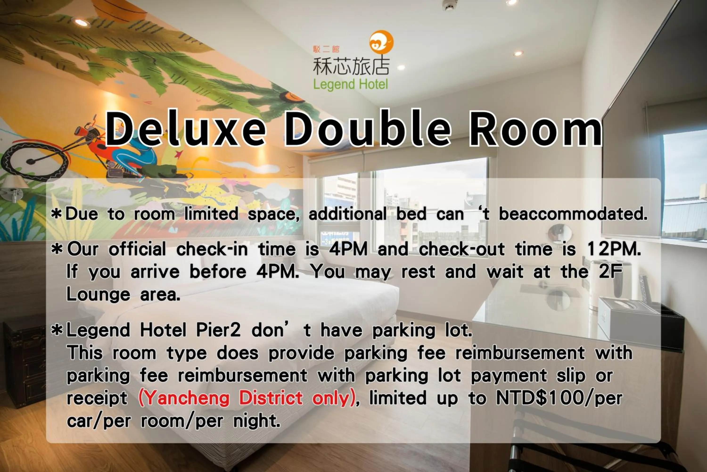 Bedroom in Legend Hotel Kaohsiung Pier2