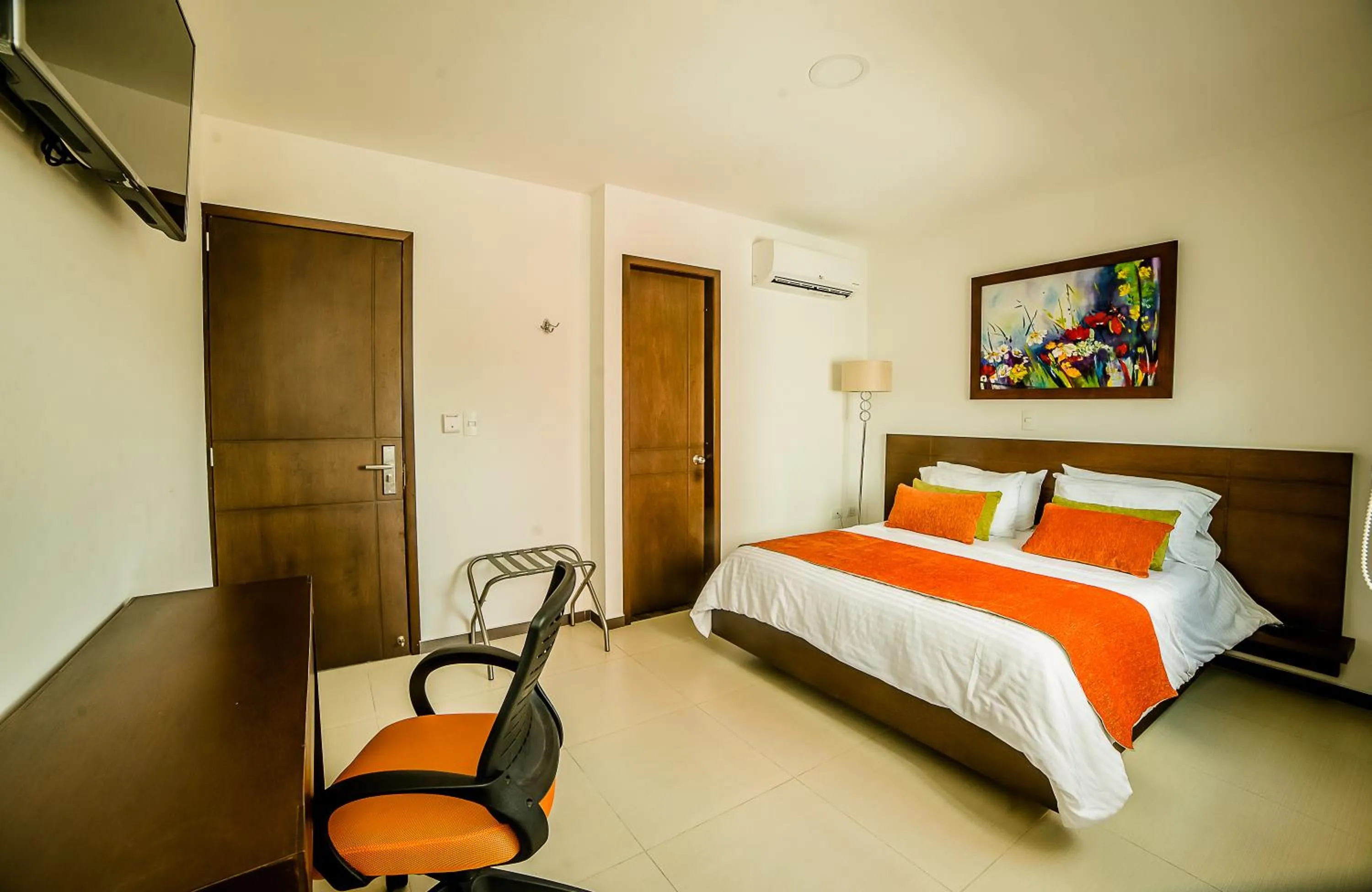 Decorative detail, Bed in Hotel Titanium Plaza