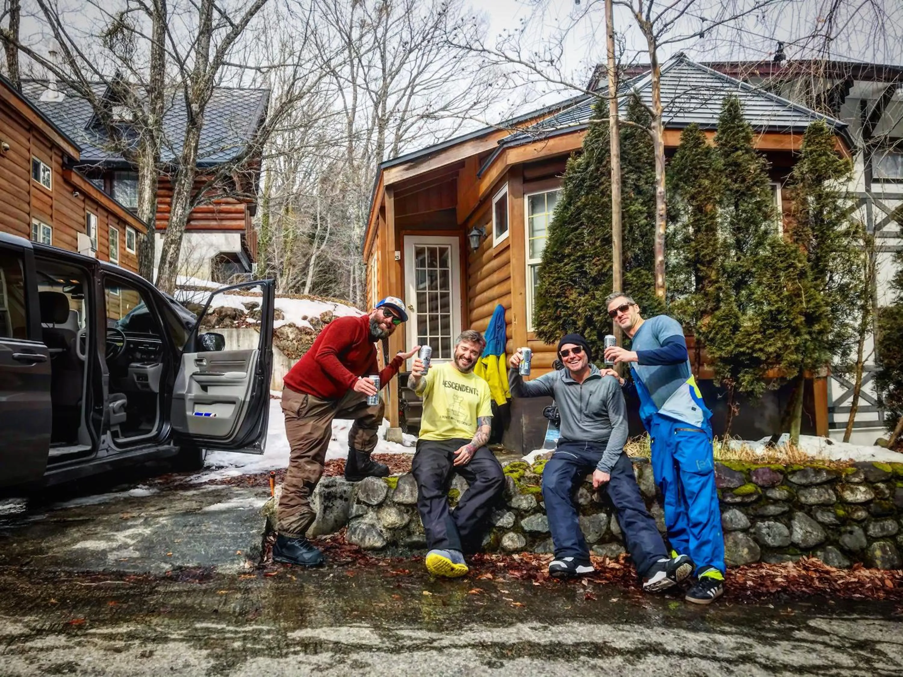Spring in Hakuba Canadian Lodge
