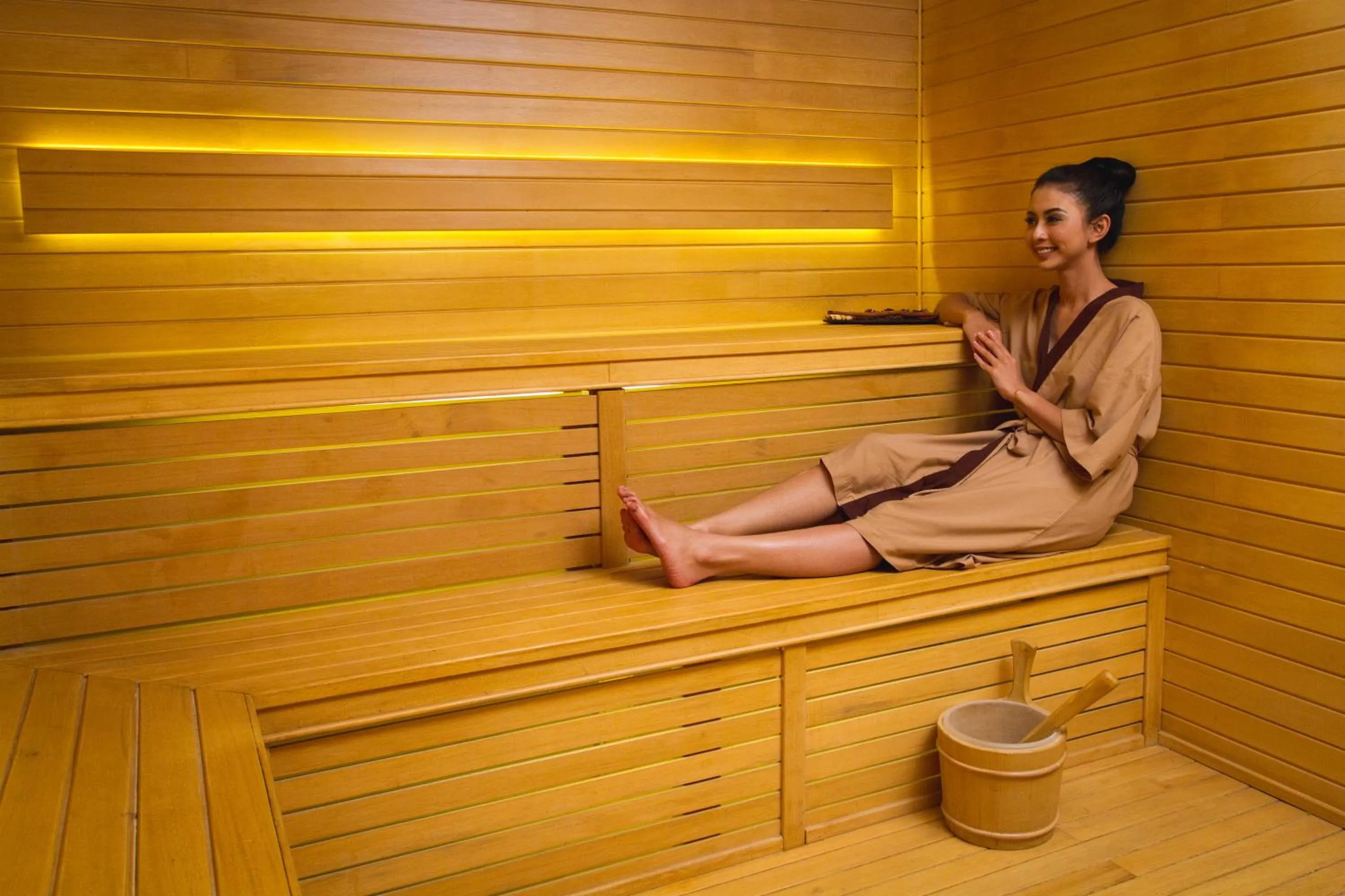 Sauna in Le Eminence Puncak Hotel Convention & Resort