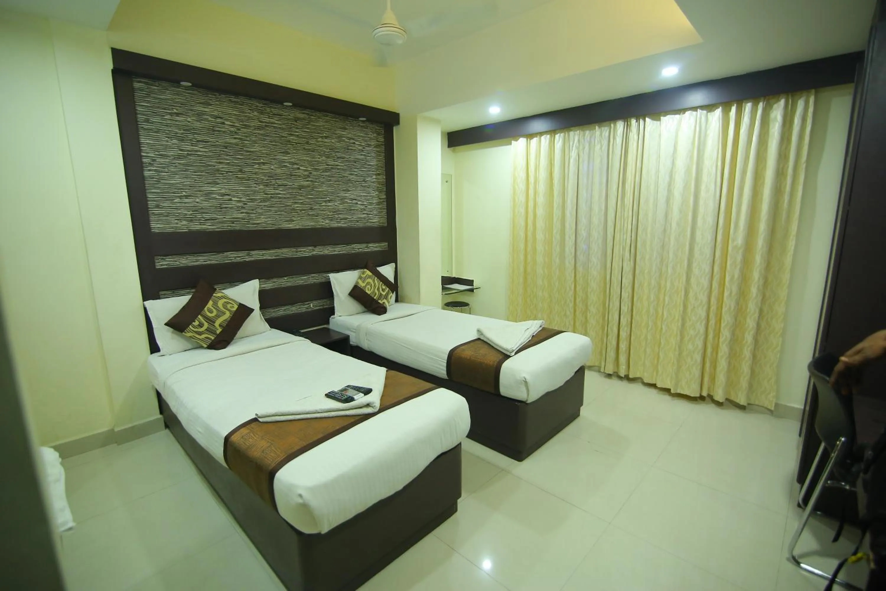 Bed in Hotel White Mount