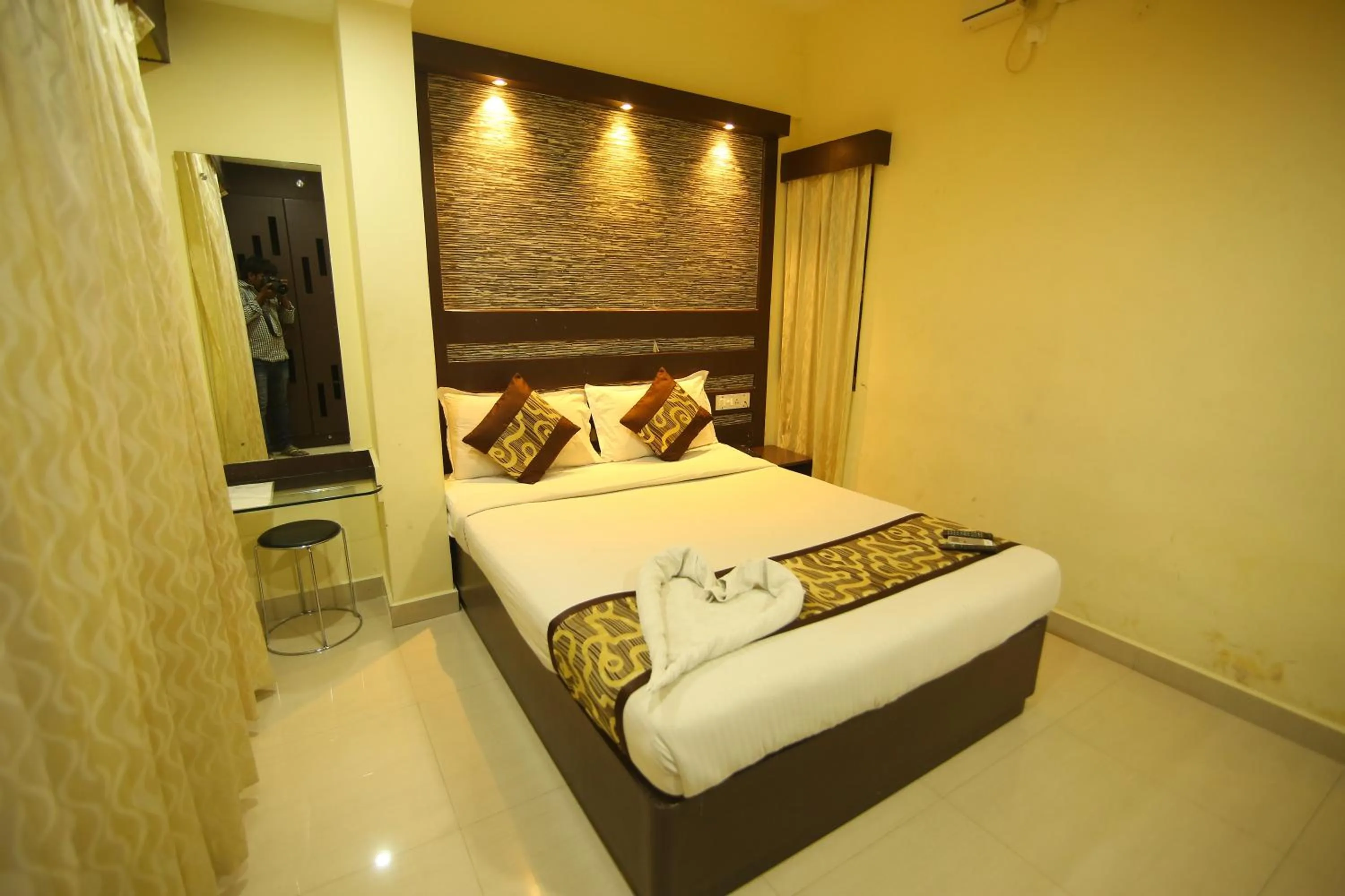 Bed in Hotel White Mount