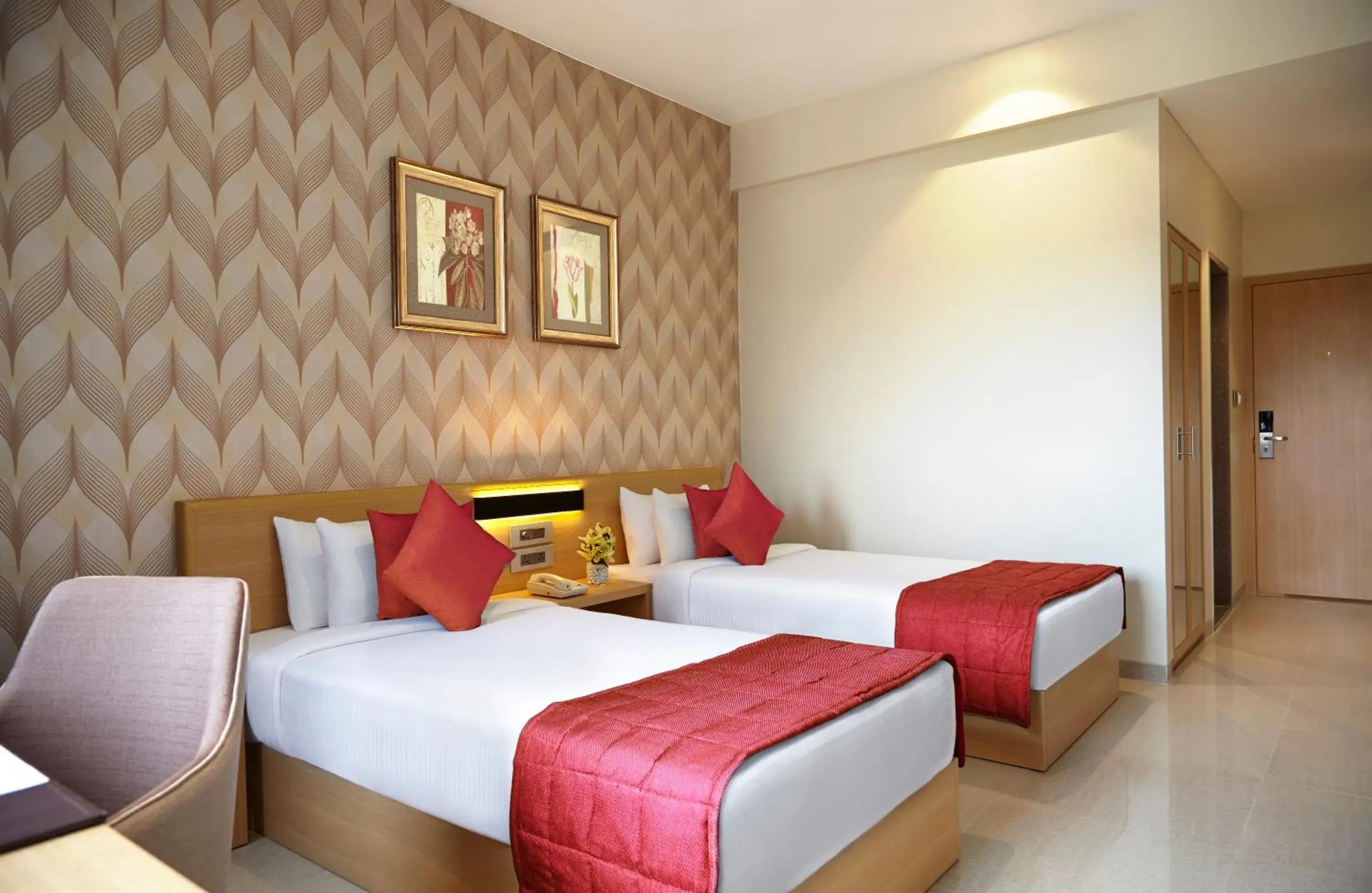 Bed in Click Hotel, Junagadh Bed in Click Hotel, Junagadh