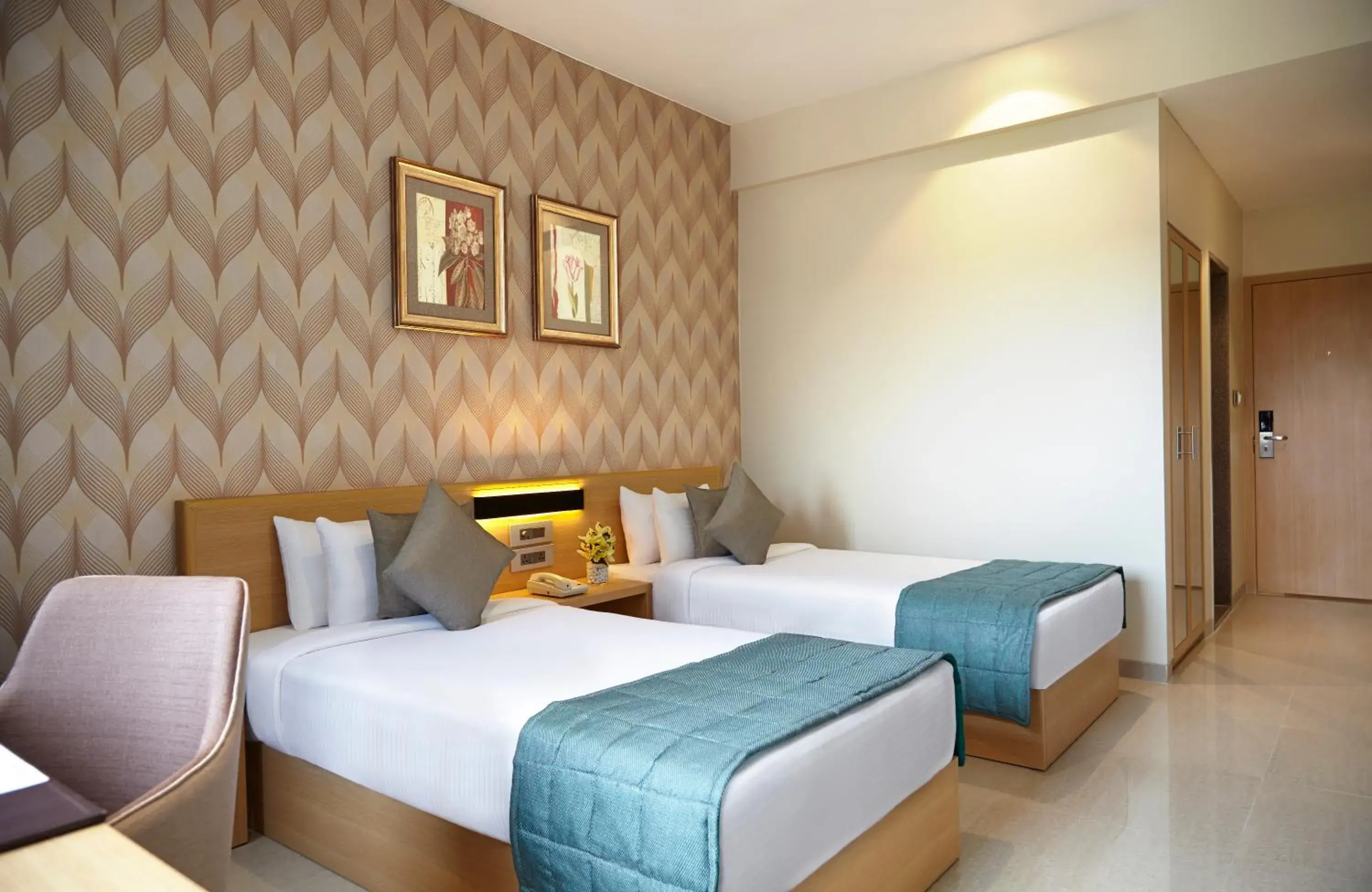 Bed in Click Hotel, Junagadh Bed in Click Hotel, Junagadh