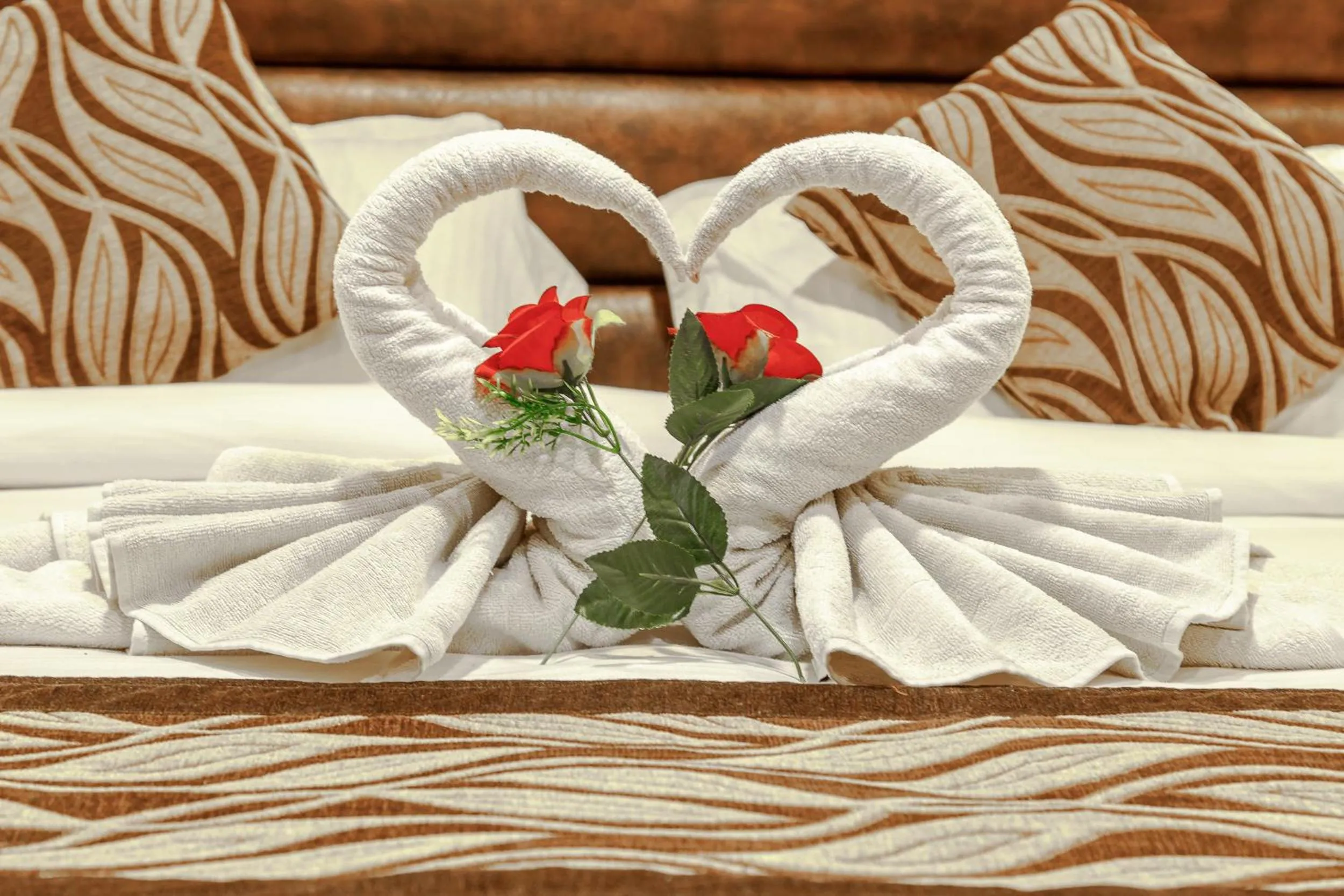 Bed in Hotel Shreesu