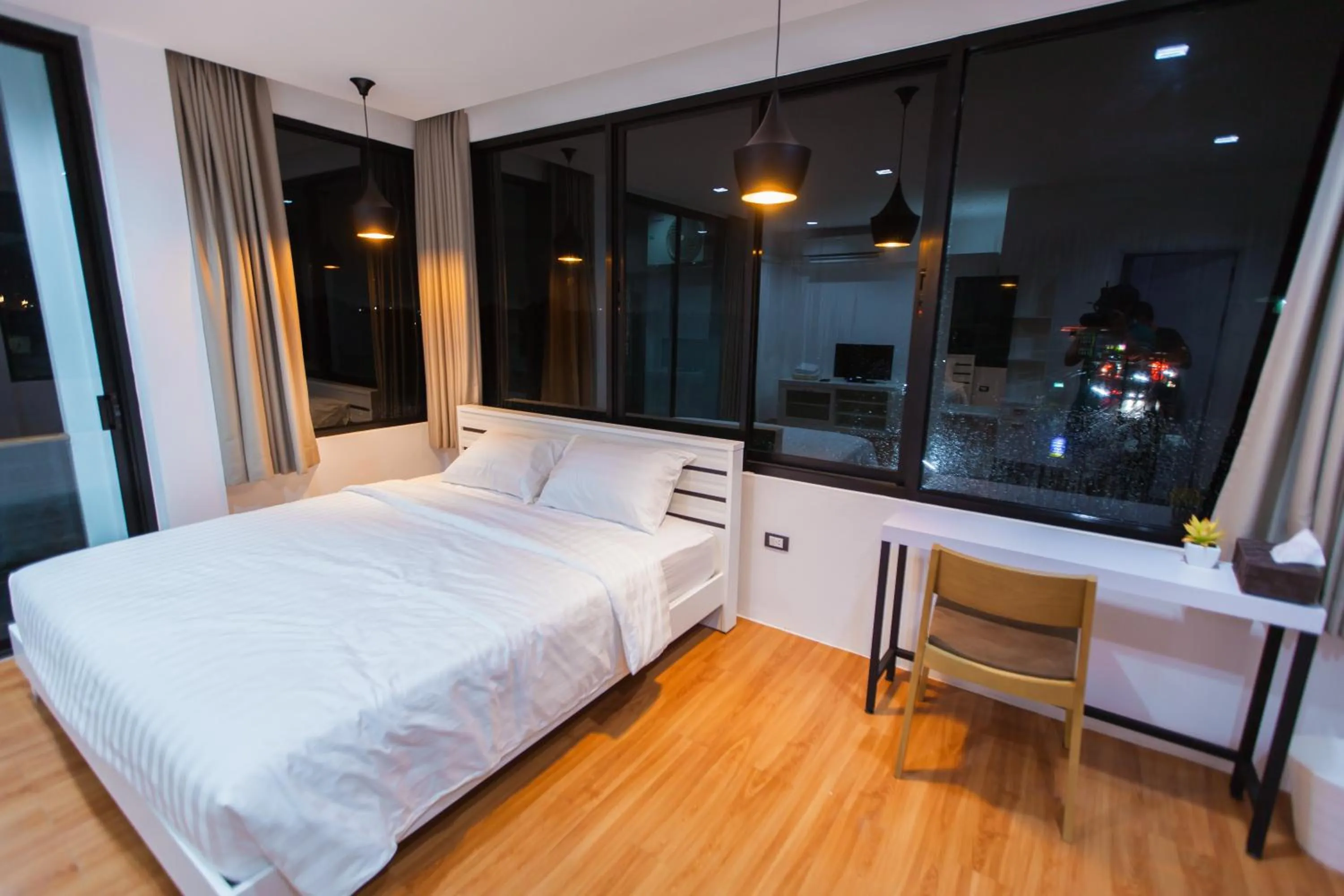 Street view, Bed in THAMM Residence