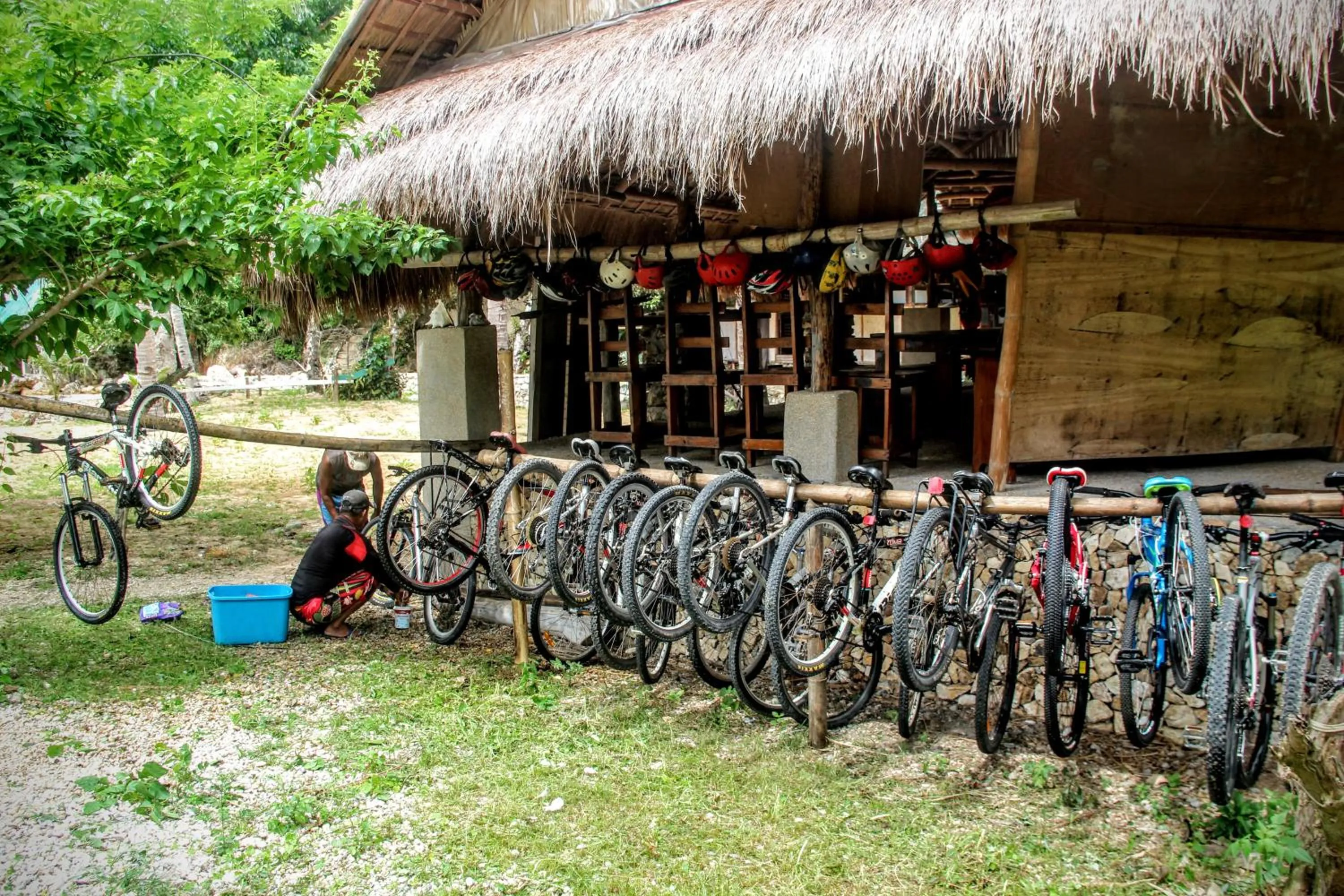 Cycling in Palawan SandCastles