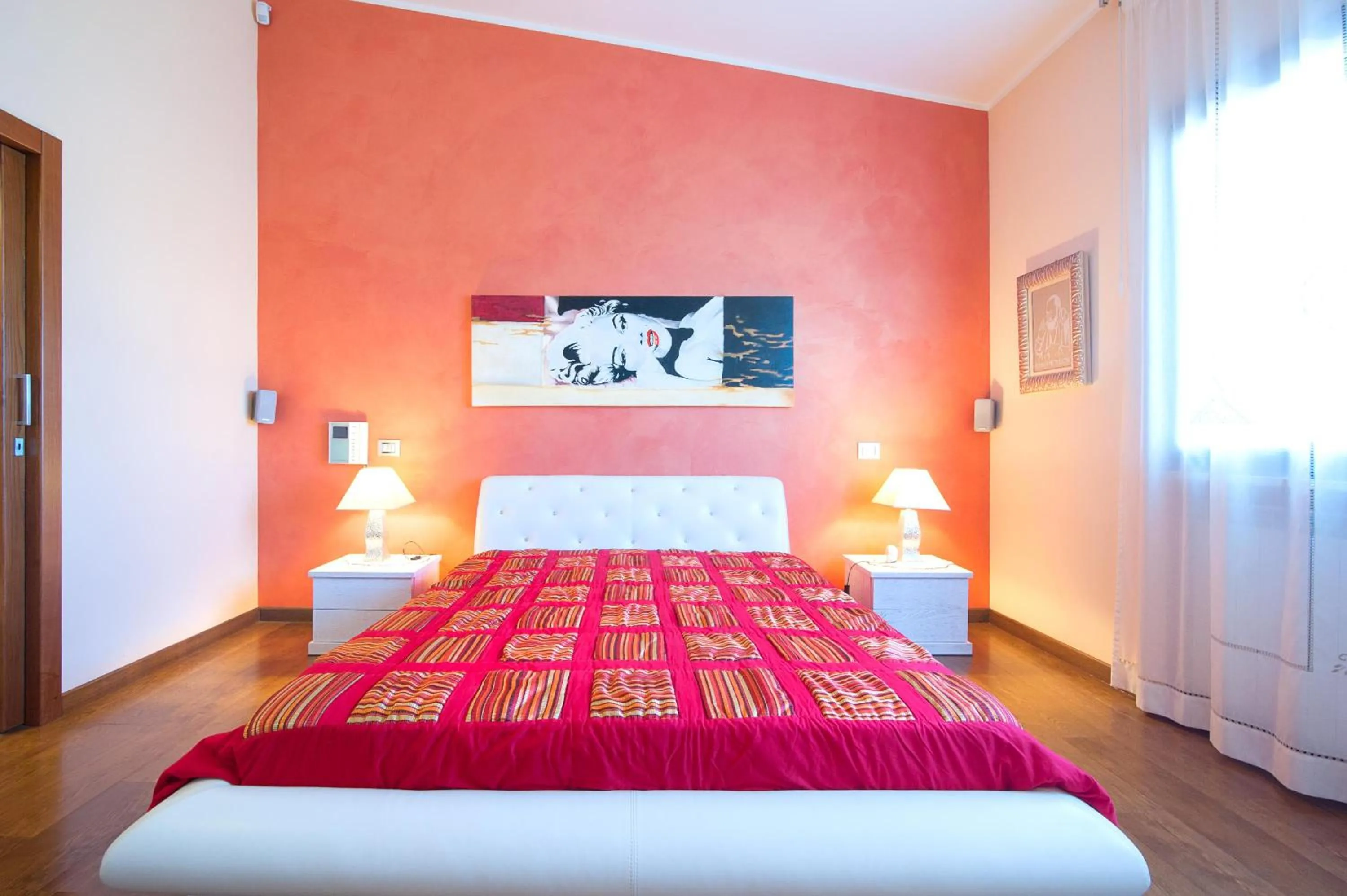 Bed in meadow luxury villa