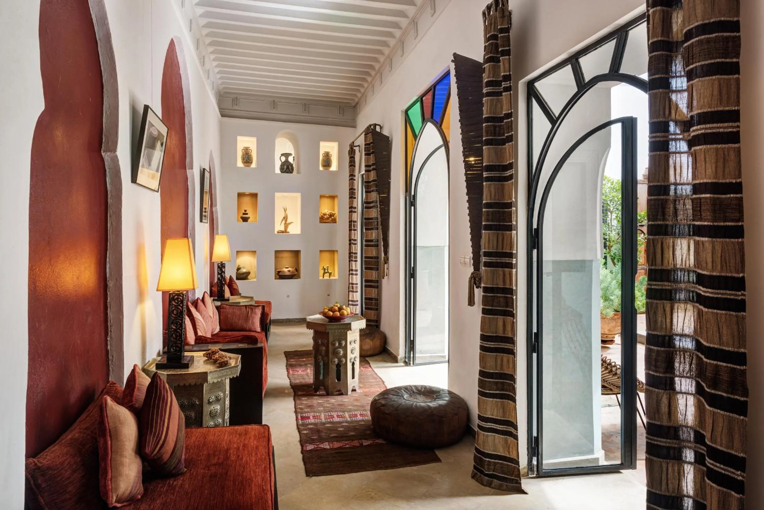 Communal lounge/ TV room in Riad Azzar