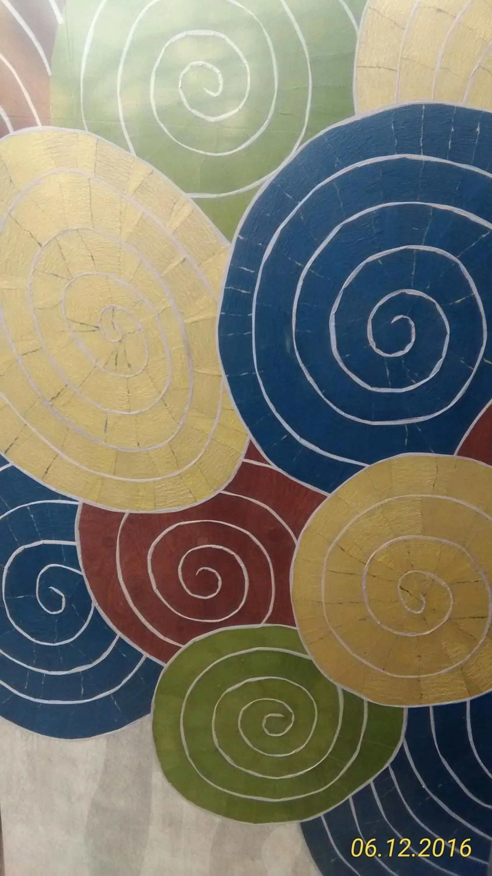 Decorative detail in Base Inn Komagome Tokyo