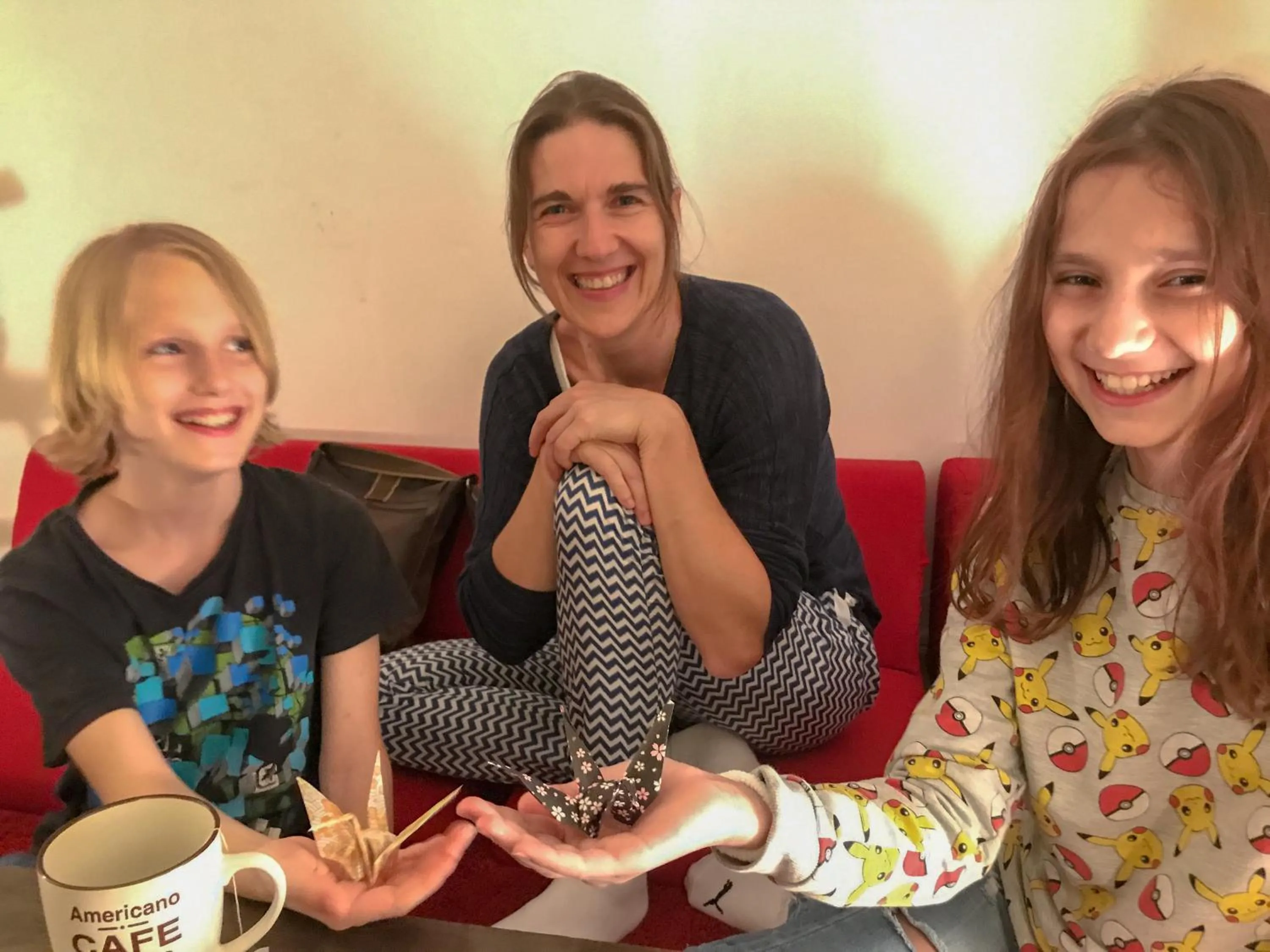 People in plumhostel