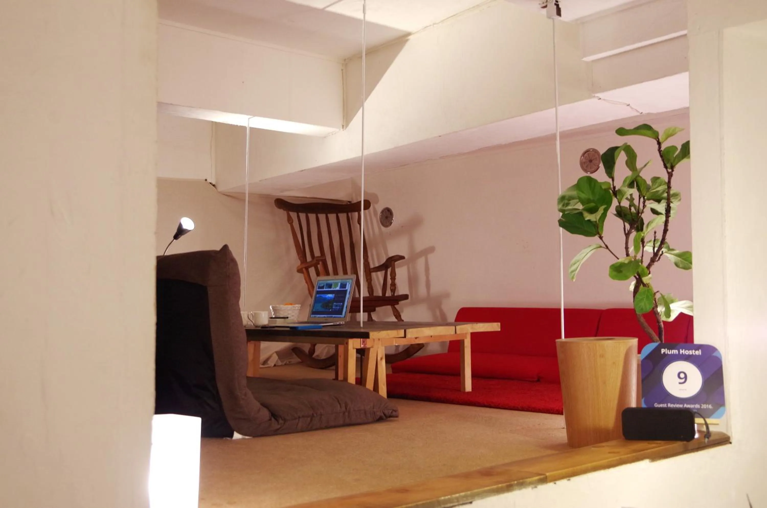 Communal lounge/ TV room in plumhostel