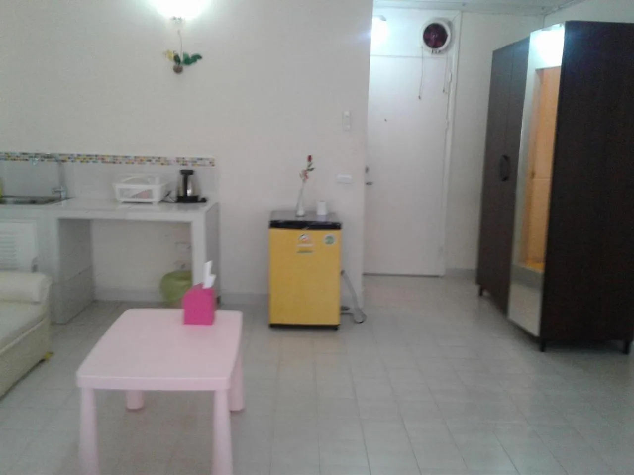 Living room in IMPACT Challenger Muang Thong Thani Service Apartment