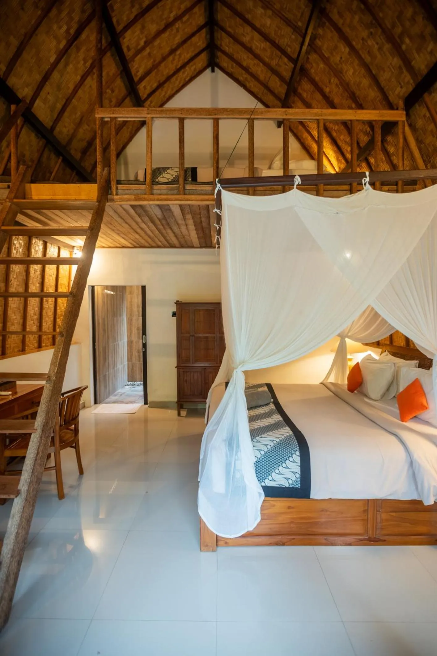 Bed in Bintang Bungalow