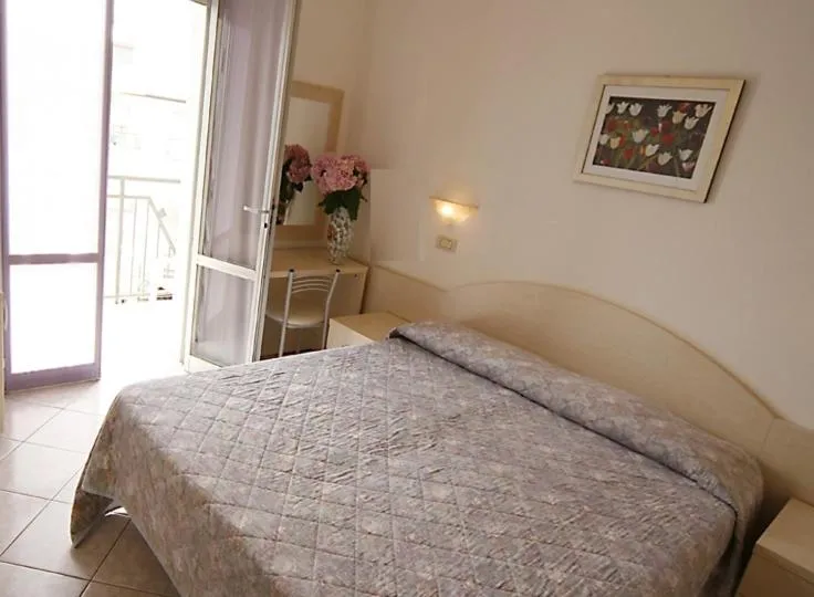 Bed in Hotel Adria