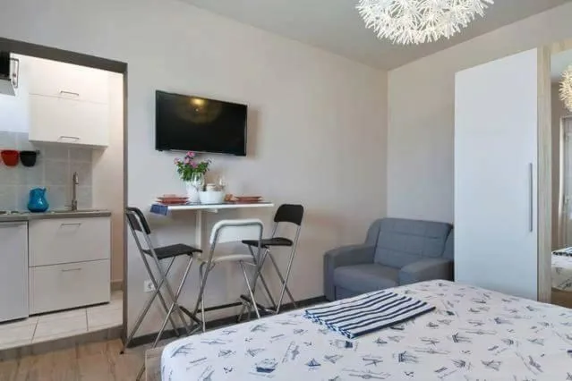 Kitchen or kitchenette in Apartments Romantica