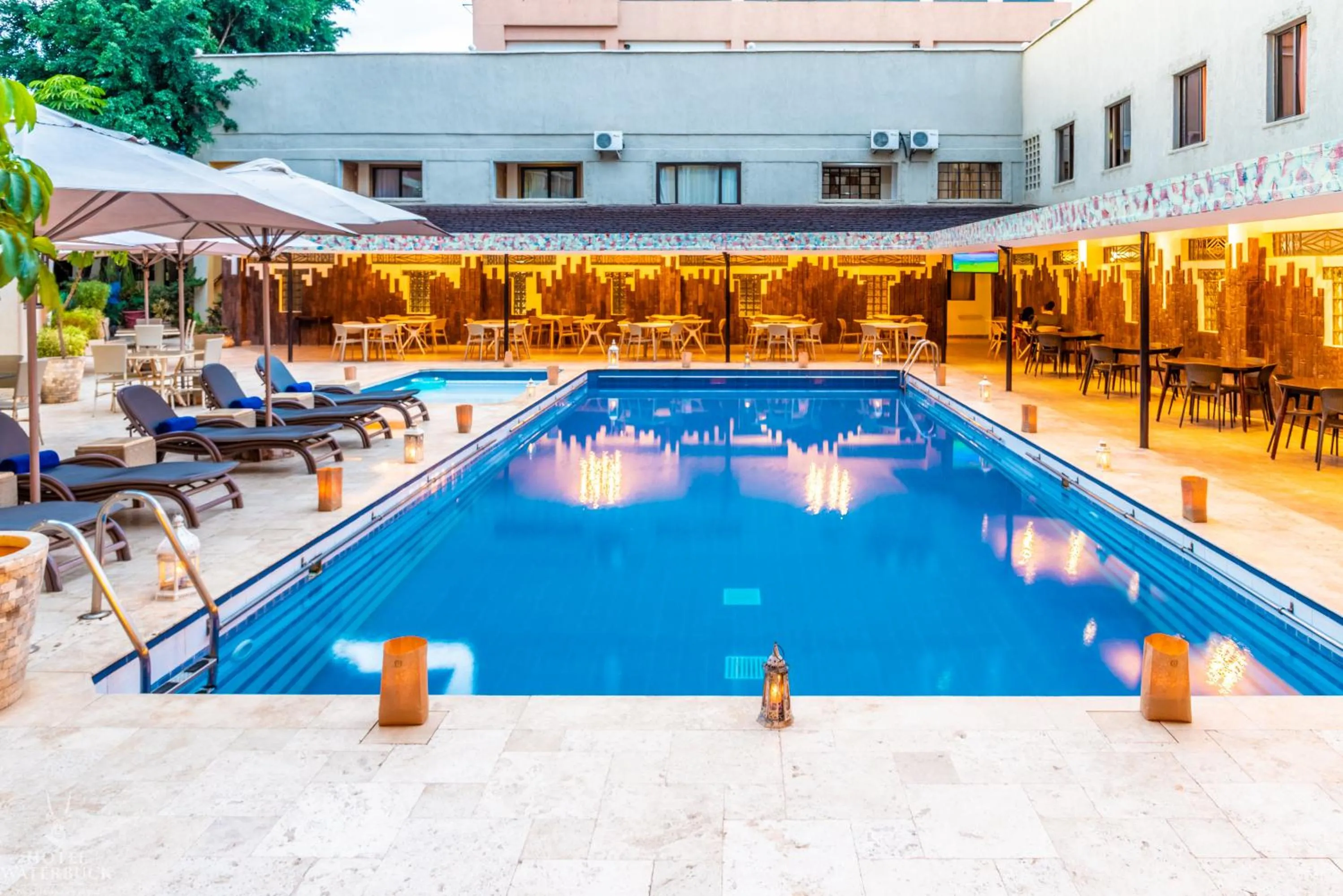 Swimming pool in Hotel Waterbuck