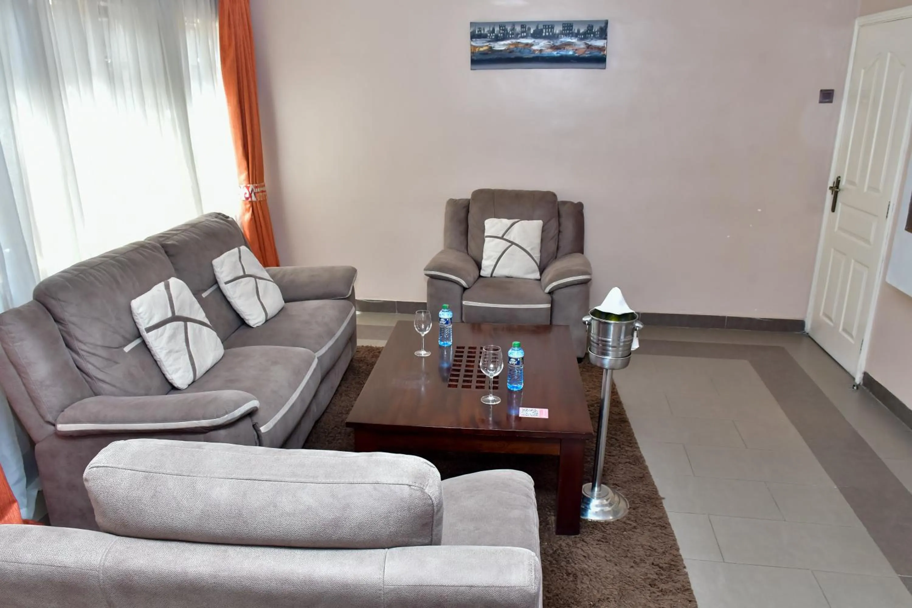 Living room in Hotel Waterbuck