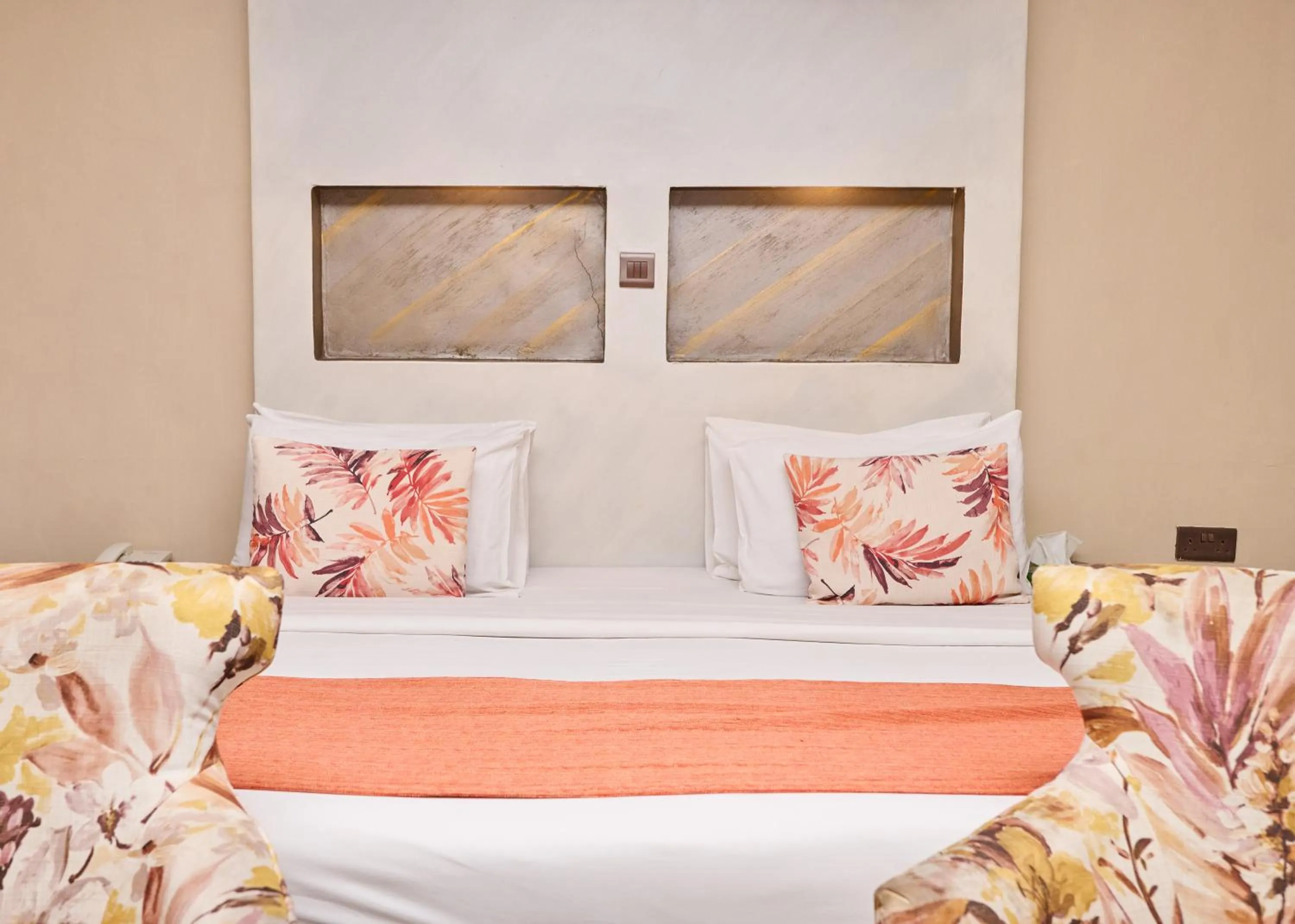 Bed in Hotel Waterbuck