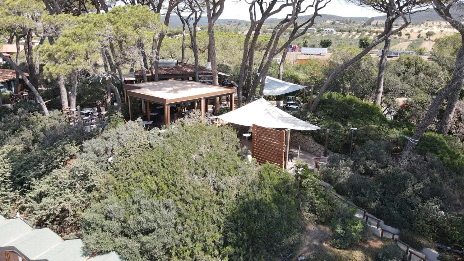 Bird's eye view in Hotel Boschetto