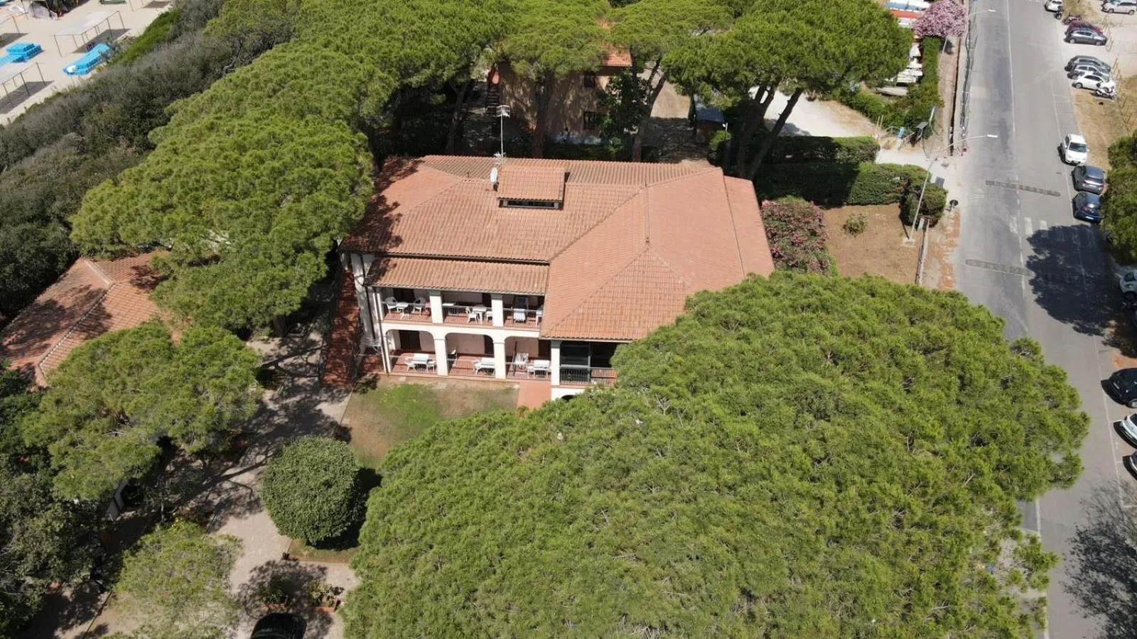 Bird's eye view in Hotel Boschetto