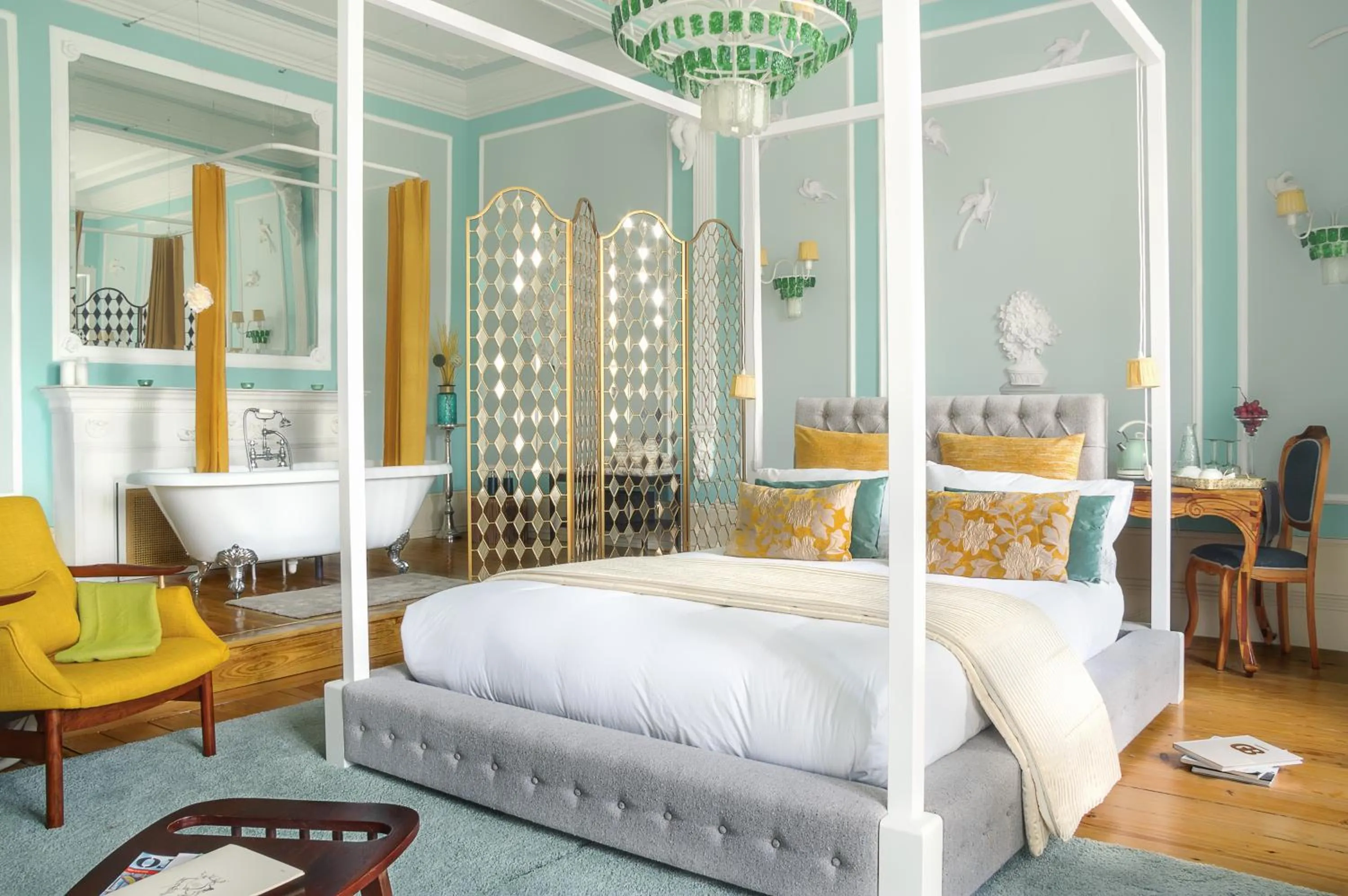 Bed in Boavista Eco-Luxury House