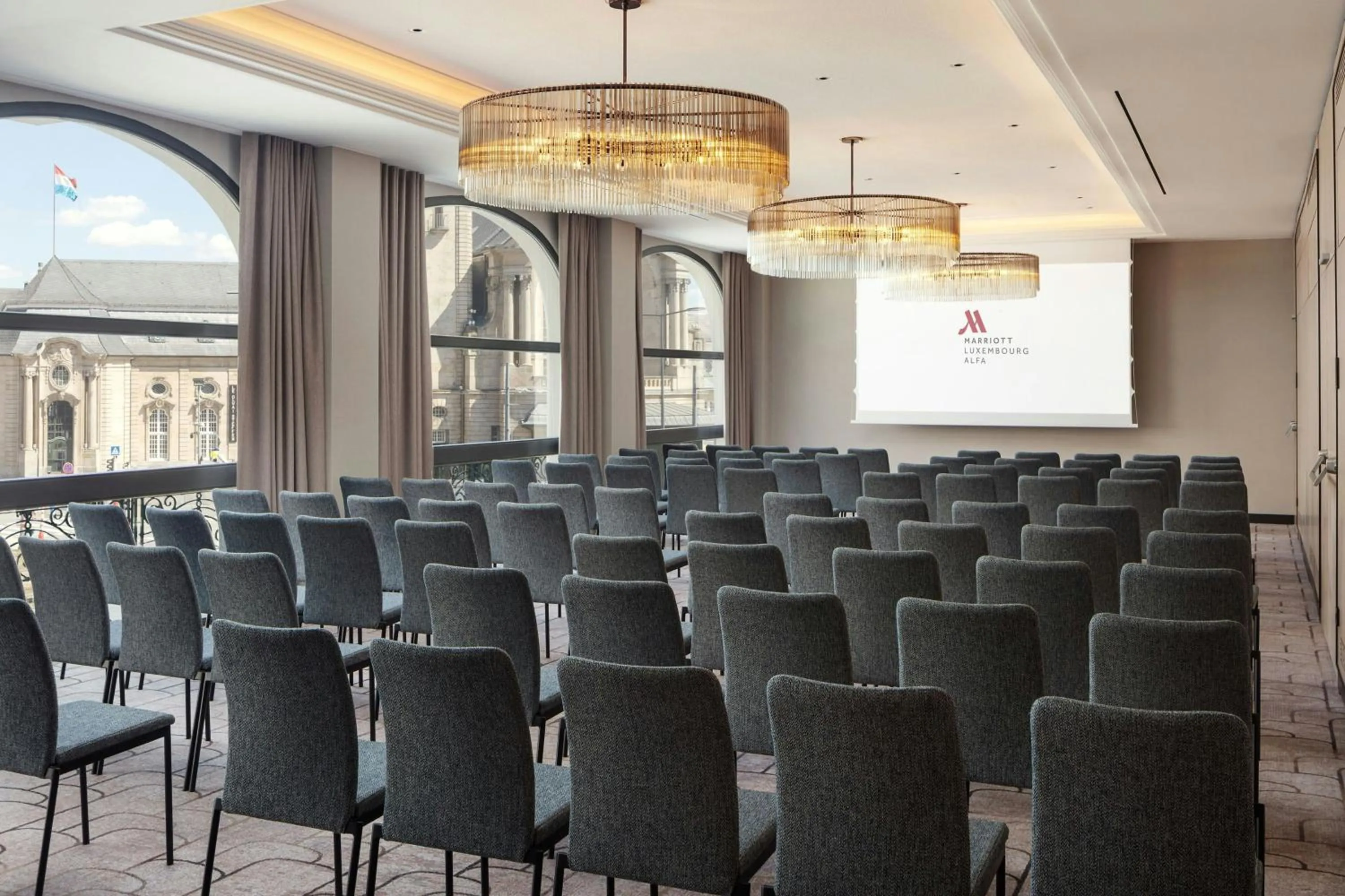Meeting/conference room in Luxembourg Marriott Hotel Alfa