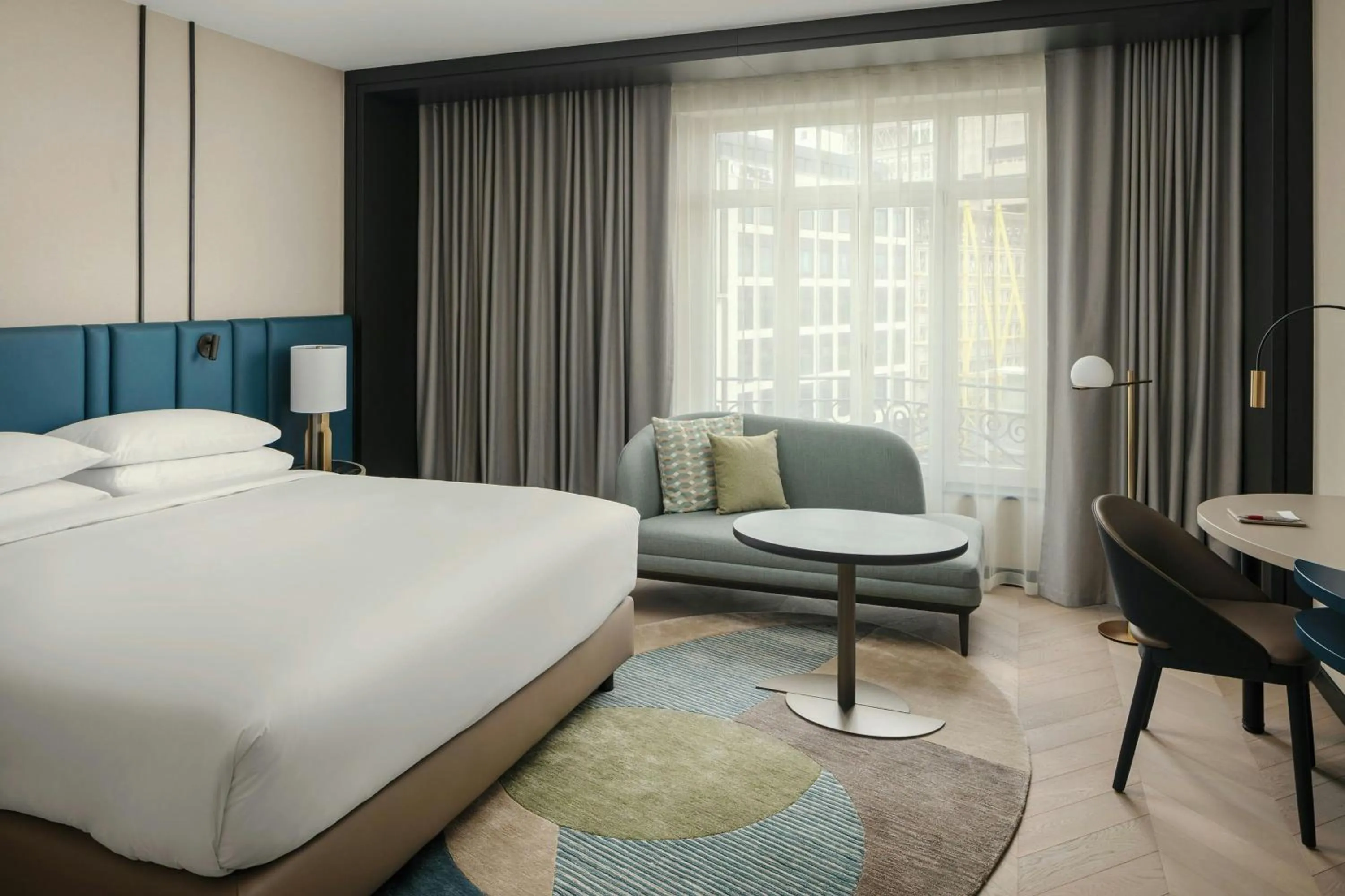 Photo of the whole room, Bed in Luxembourg Marriott Hotel Alfa