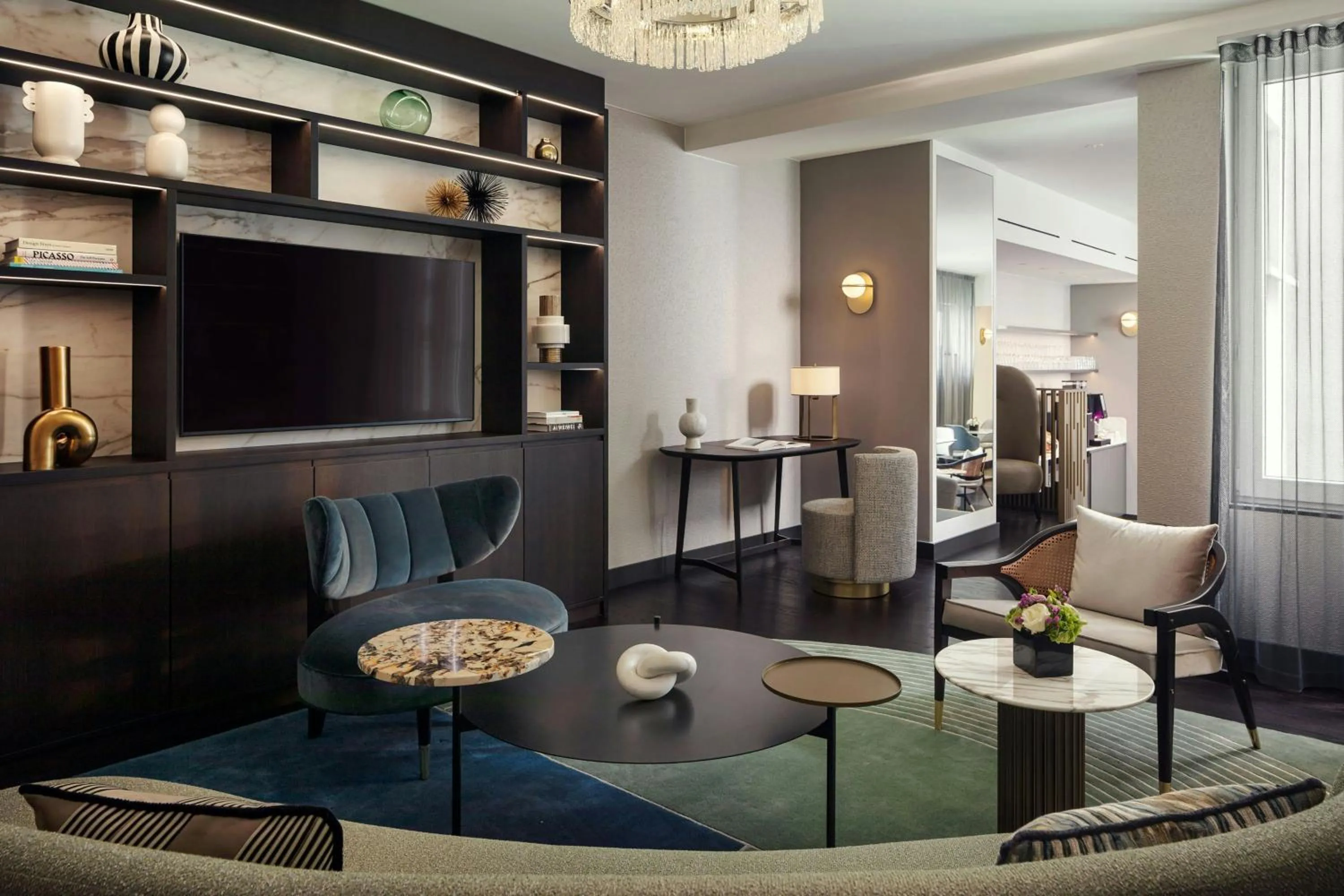 Lounge or bar in Luxembourg Marriott Hotel Alfa