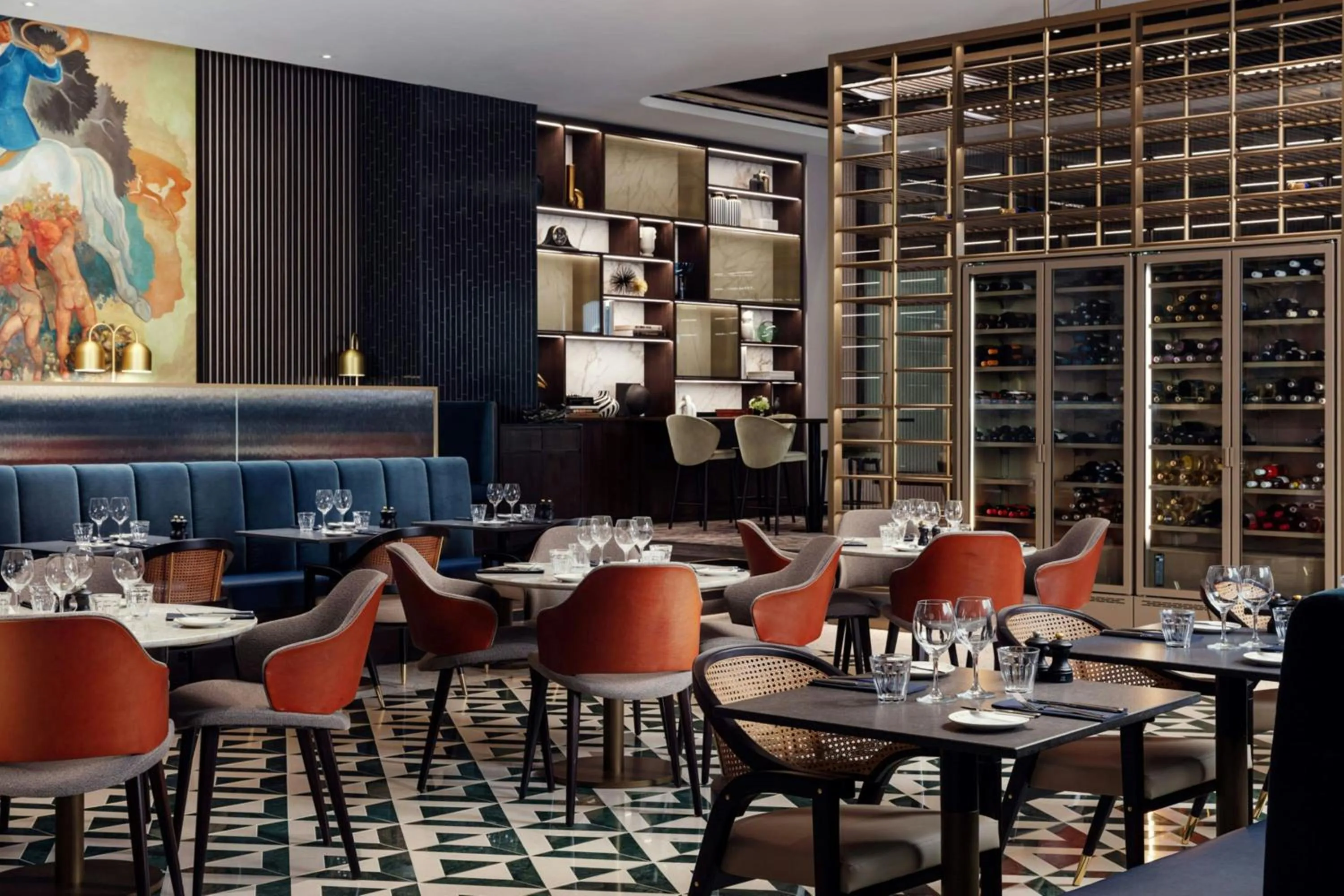 Restaurant/places to eat in Luxembourg Marriott Hotel Alfa