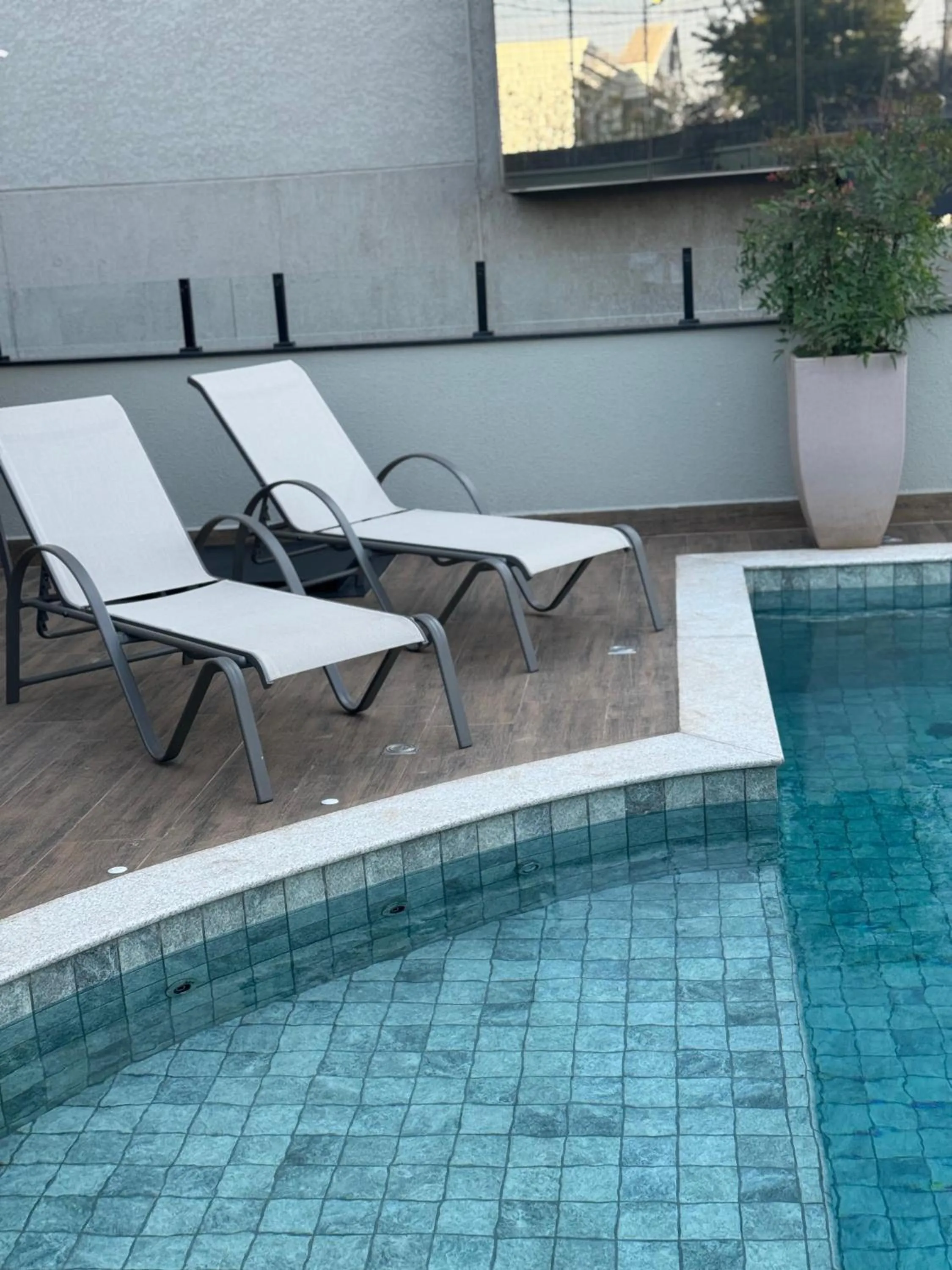 Pool view in Occitano Apart Hotel