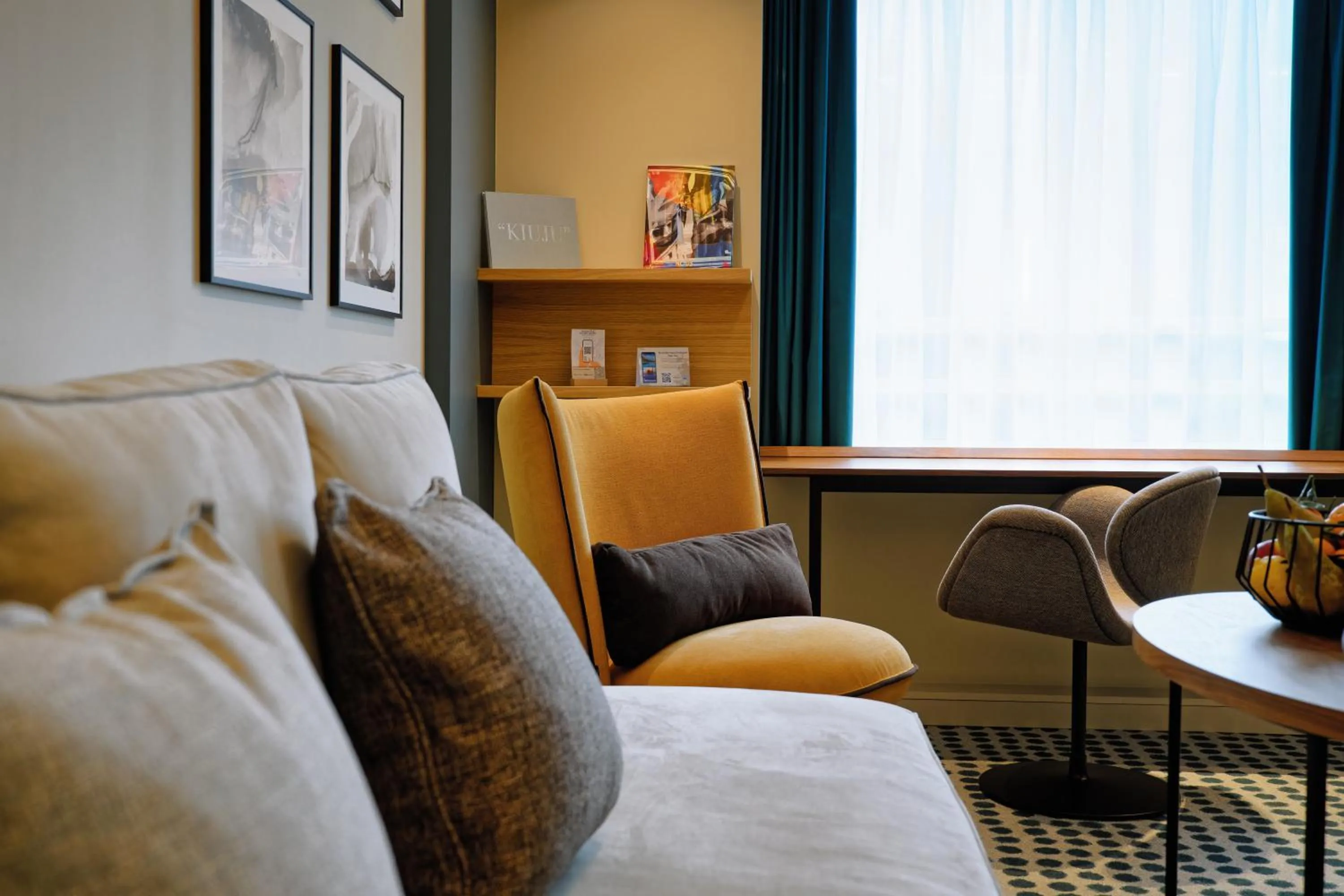 Living room in Novotel Luxembourg Kirchberg