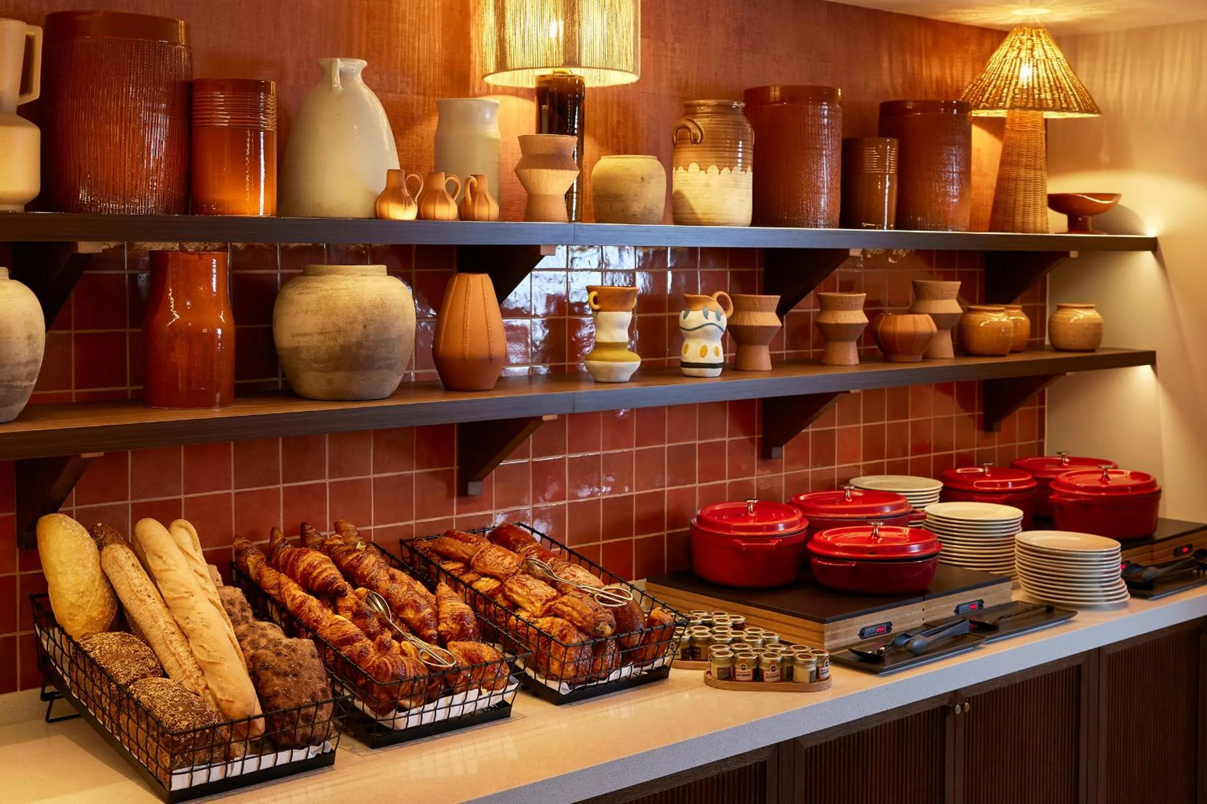 Breakfast in Novotel Luxembourg Kirchberg