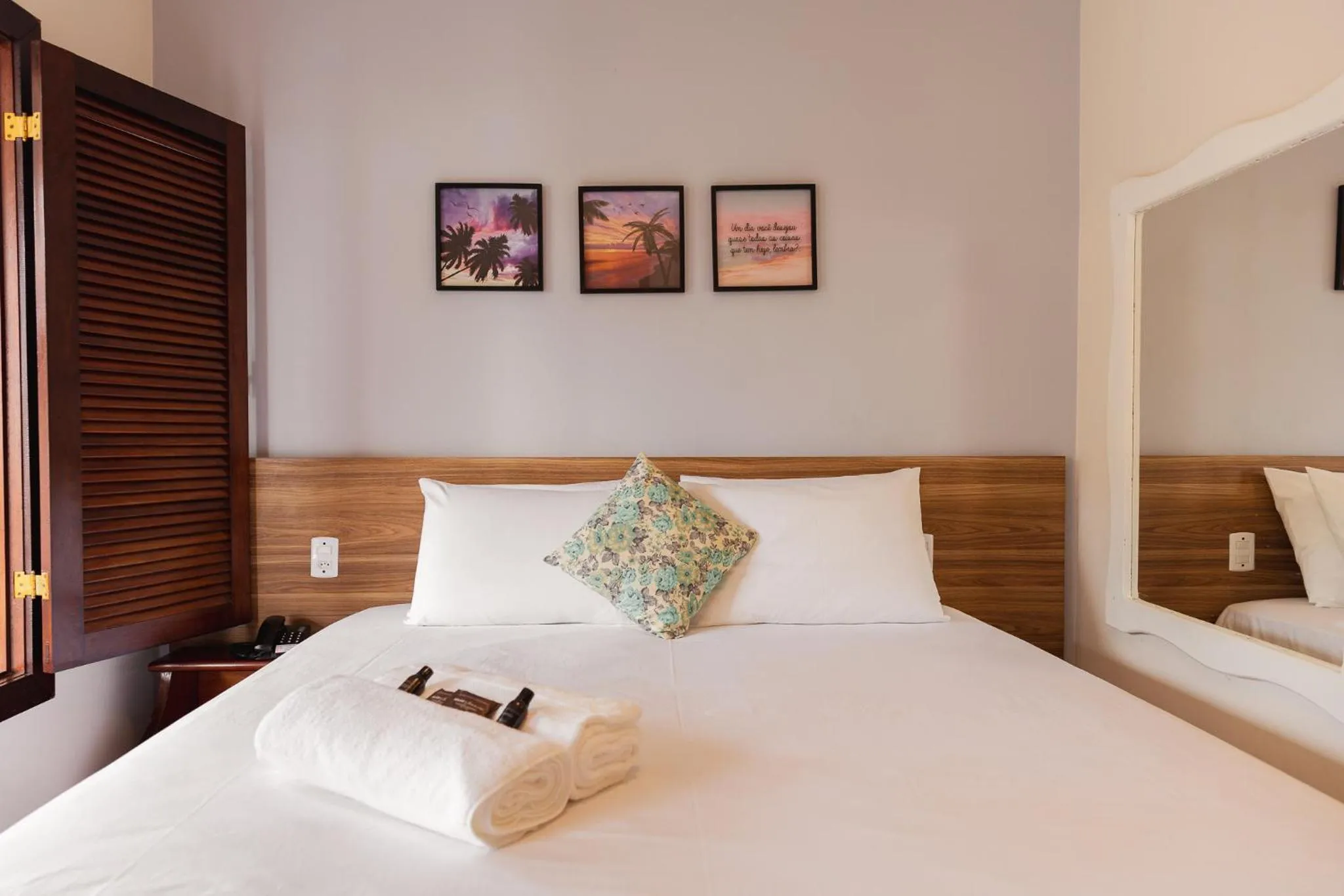 Bedroom, Bed in Pousada Algodão da Praia