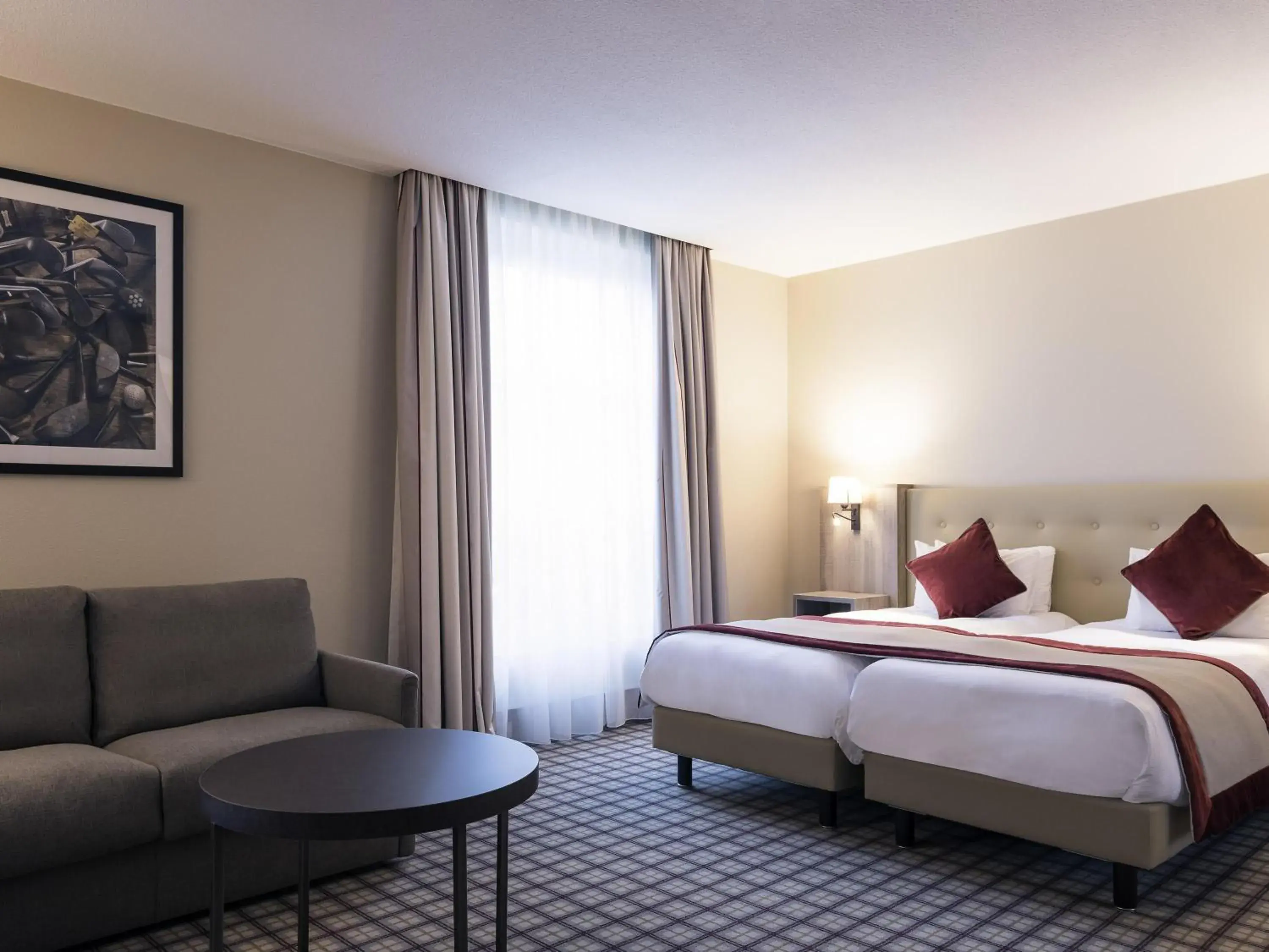 Bedroom, Bed in Mercure Luxembourg Kikuoka Golf & Spa Bedroom, Bed in Mercure Luxembourg Kikuoka Golf & Spa