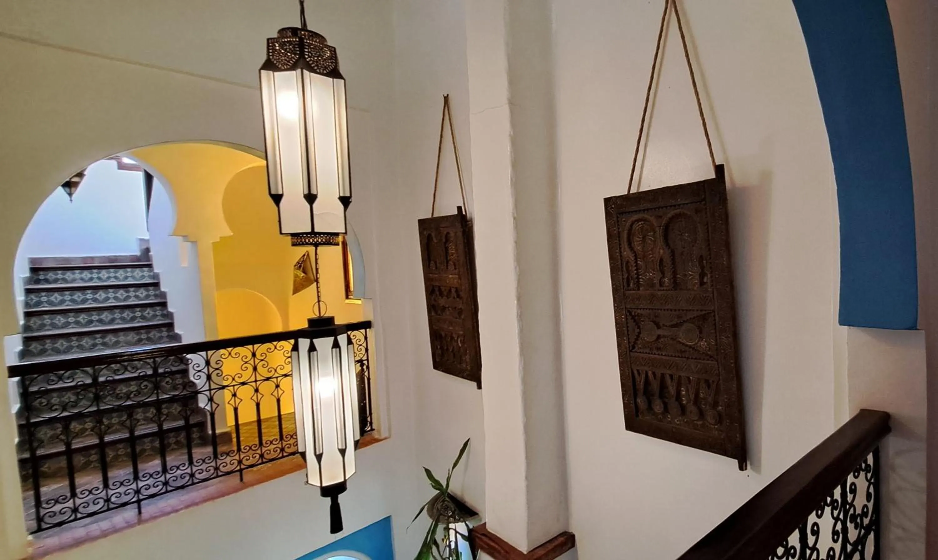 Inner courtyard view in Dar Yakout