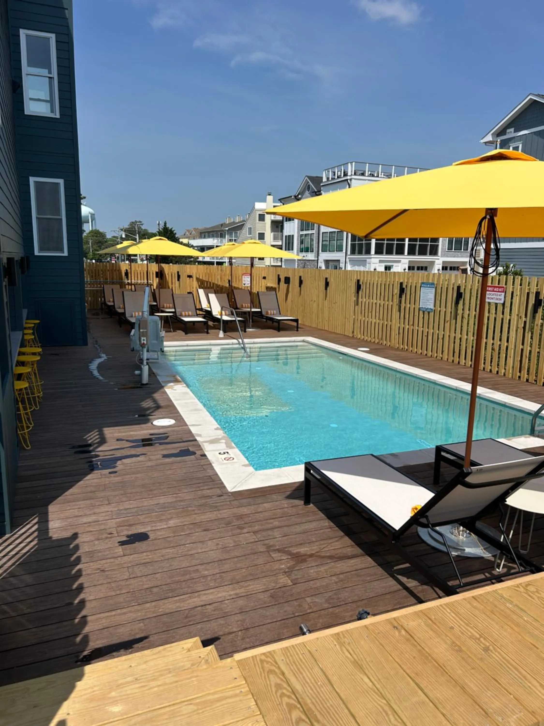 Swimming pool in Atlantic View Hotel
